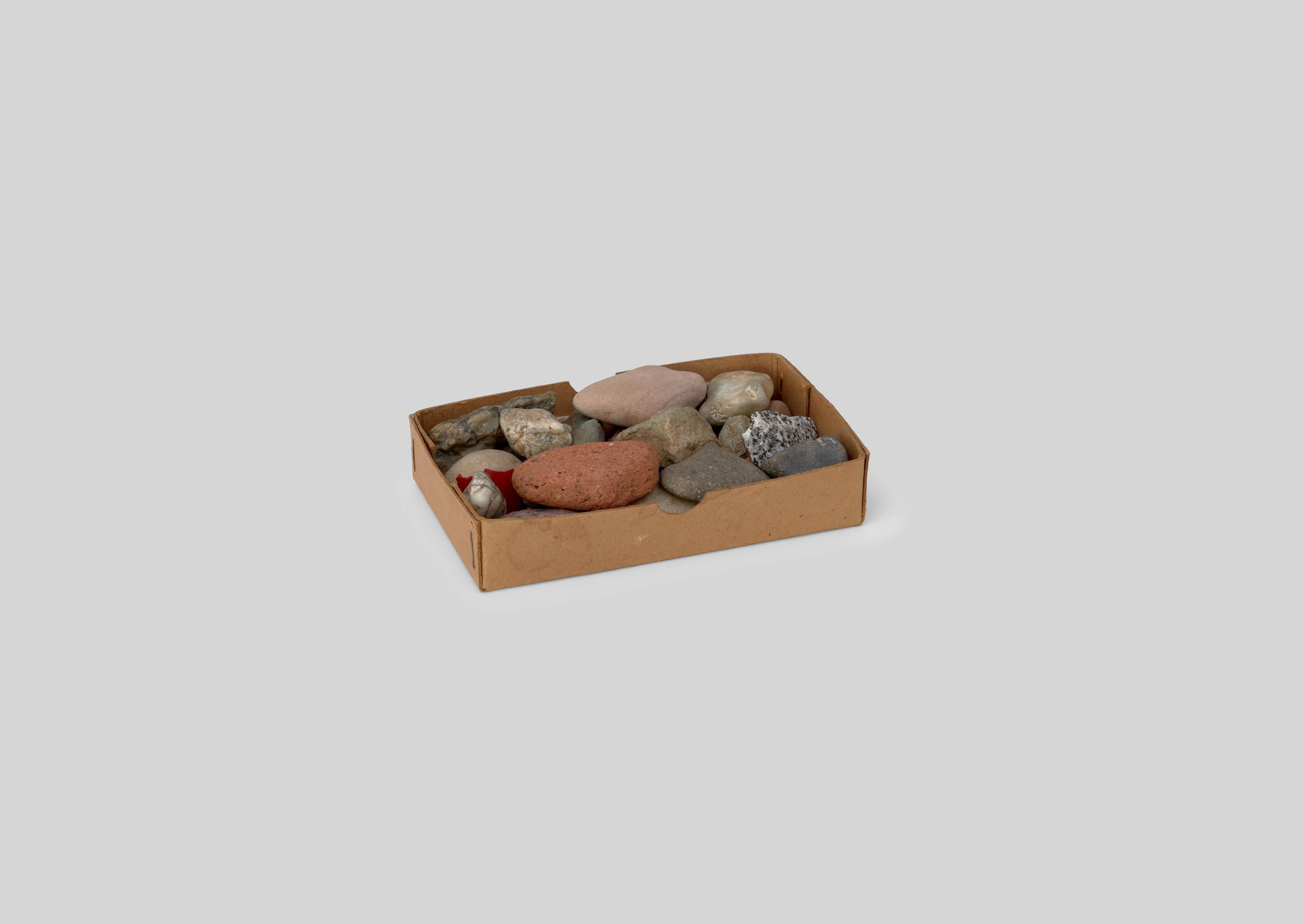 This picture shows the following artwork: Hermann Glöckner. Materialsammlung farbige Steine.