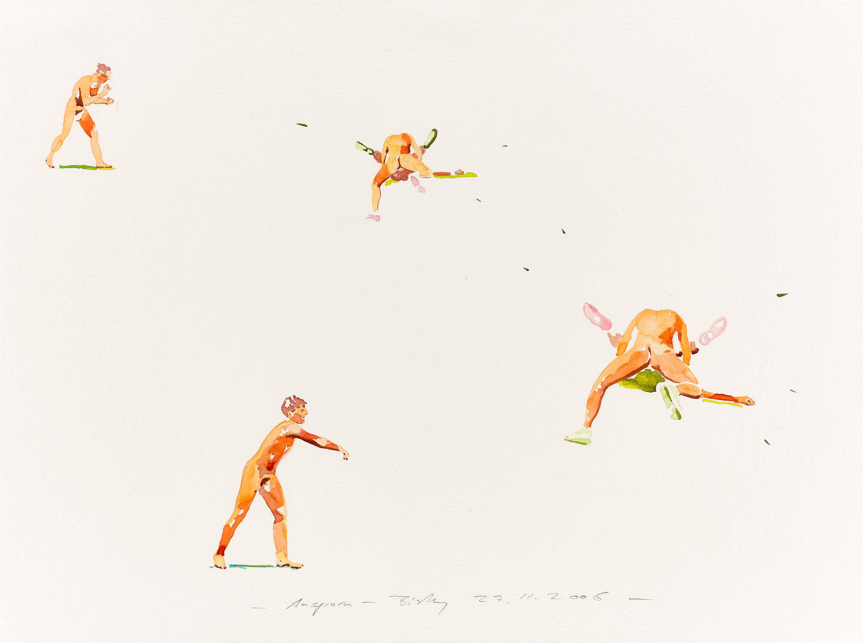 This picture shows the following artwork: Norbert Bisky. ”Ansporn”. 2006.