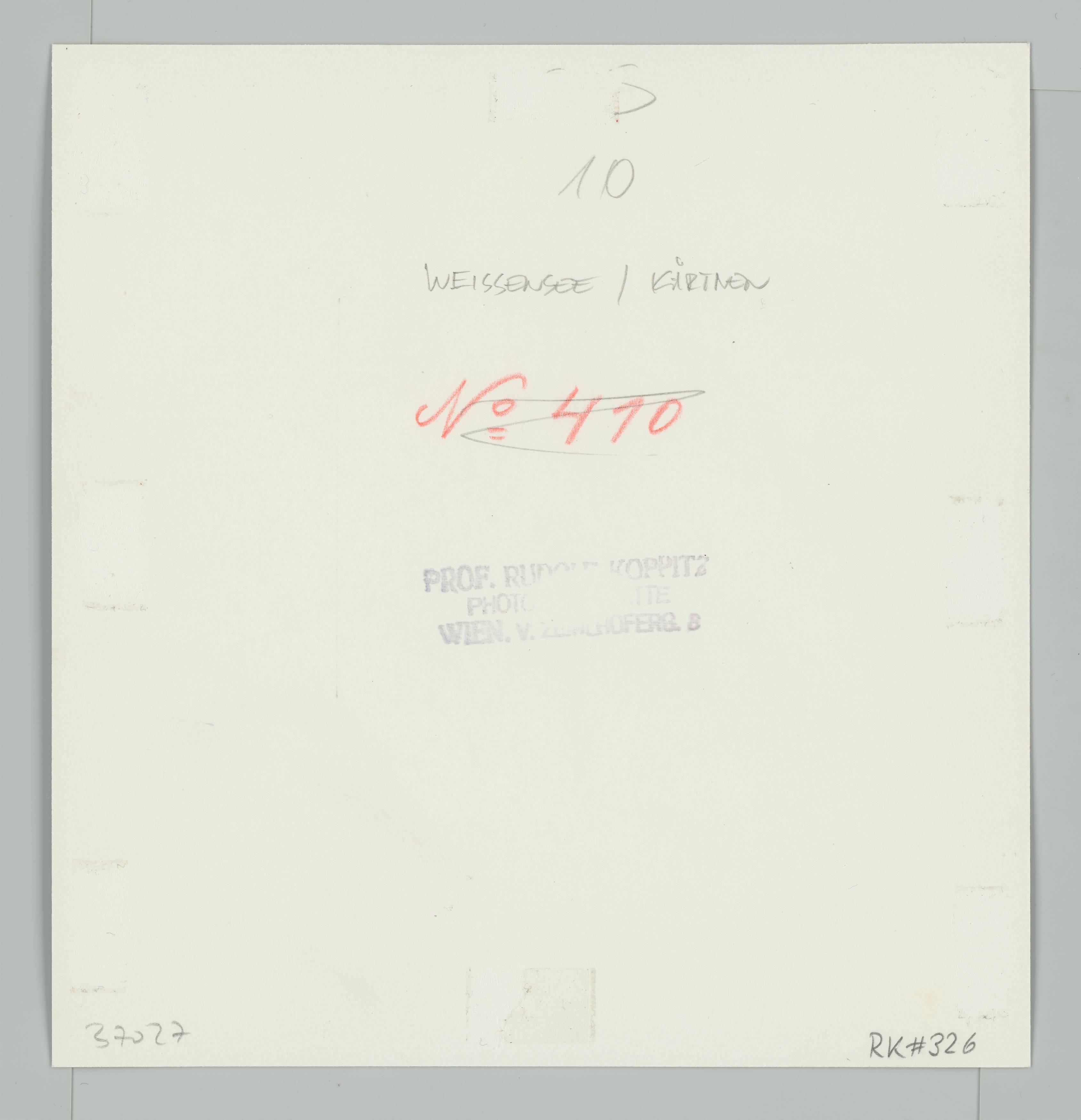 This picture shows the following artwork: Rudolf Koppitz. Weissensee, Kärnten. 1930.