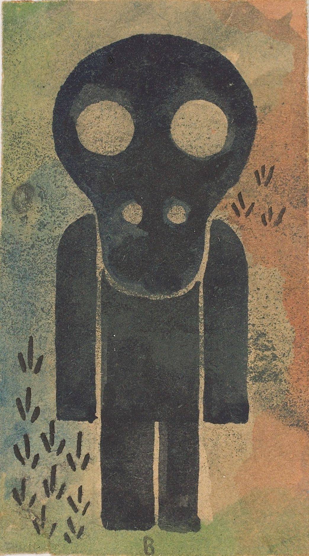 Auf diesem Bild ist das folgende Kunstwerk zu sehen: Gottfried Brockmann. „Eifelgeist“, aus der Serie: „Eifelwanderung“. 1927.