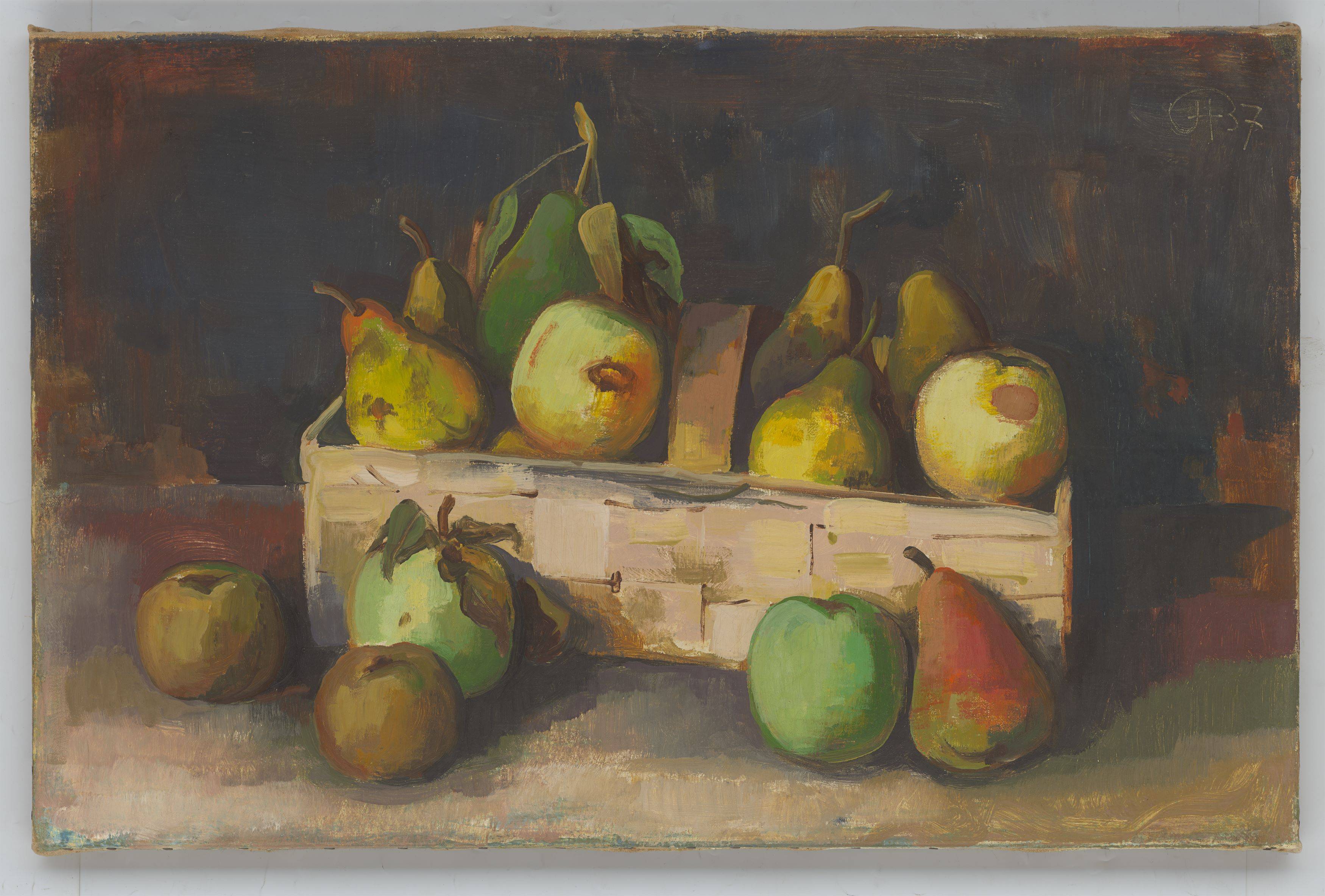 This picture shows the following artwork: Karl Hofer. ”Stilleben mit Spankorb”. 1937.