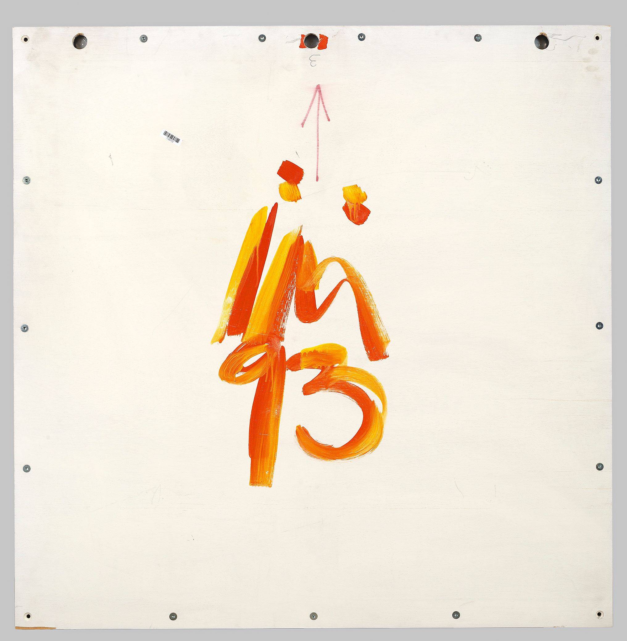 Auf diesem Bild ist das folgende Kunstwerk zu sehen: Imi Knoebel. Permanentmagenta. 1993.