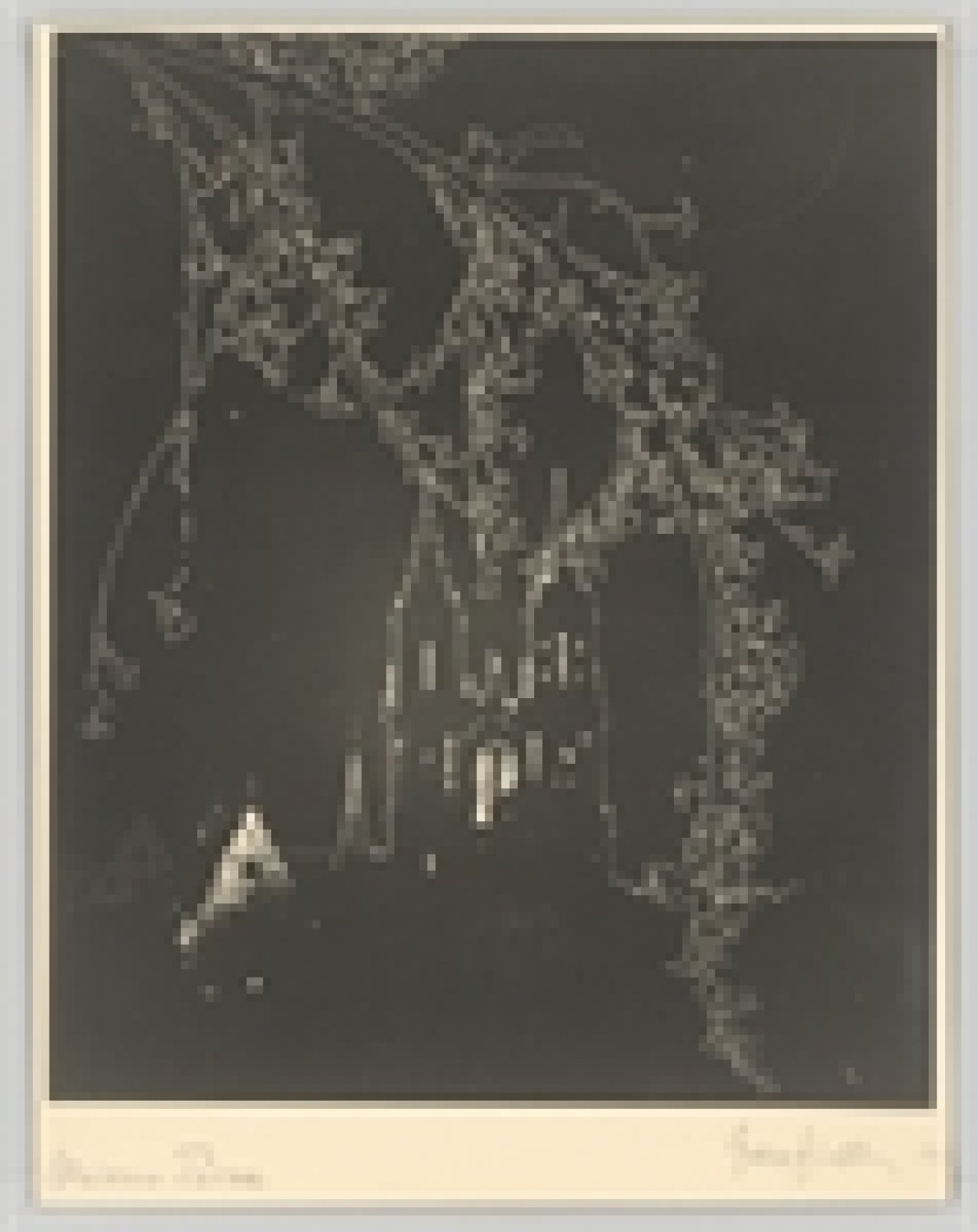 This picture shows the following artwork: Franz Fiedler. ”Meissner Türme”. 1950s.