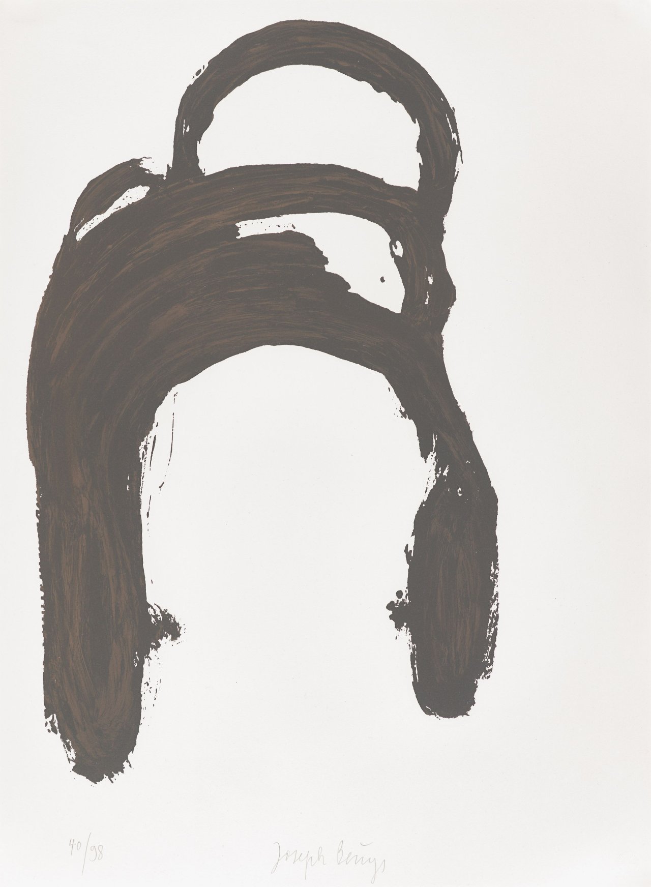 This picture shows the following artwork: Joseph Beuys. From: ”Spur II”. 1977.