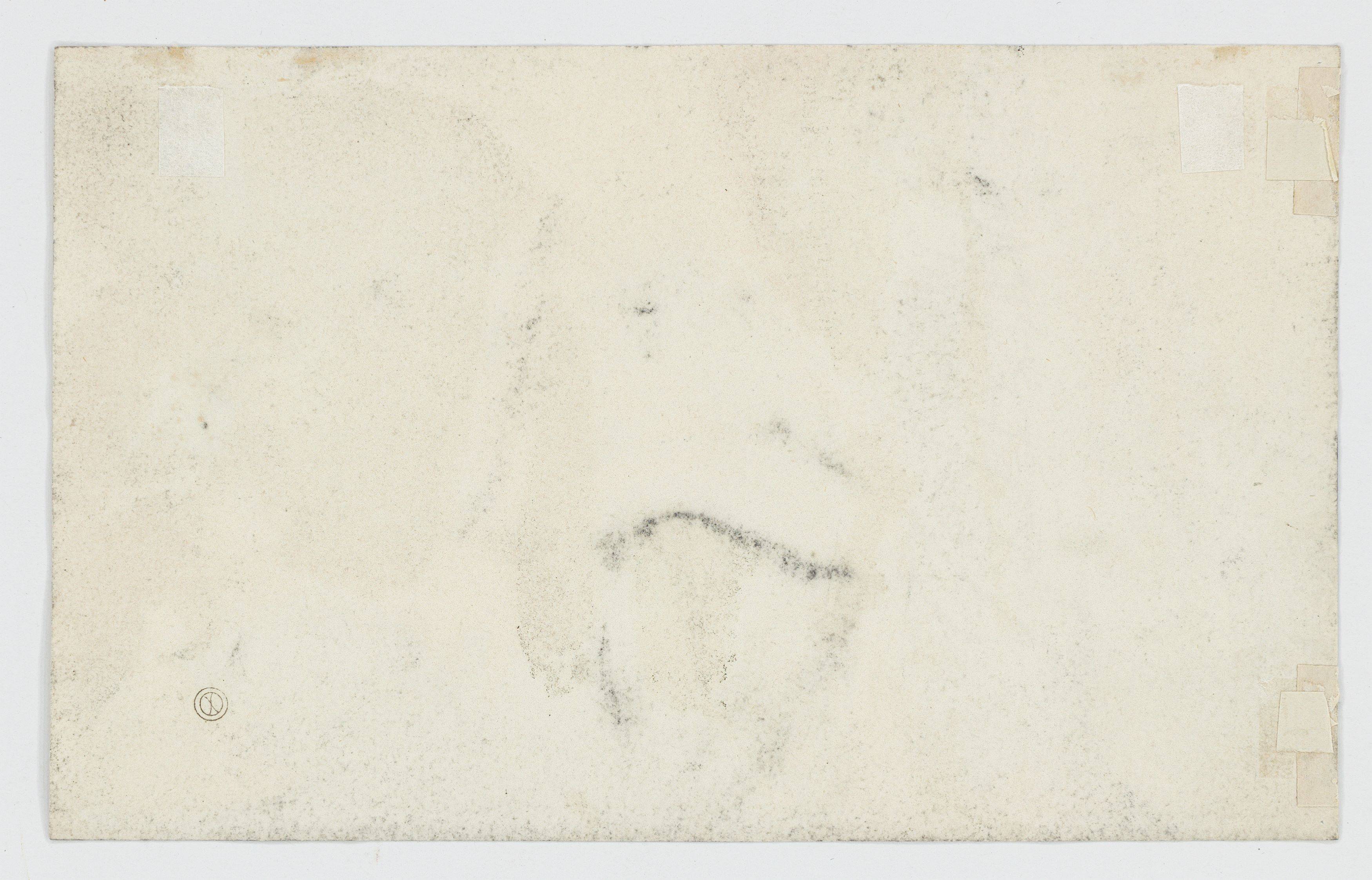 Auf diesem Bild ist das folgende Kunstwerk zu sehen: Adolph Menzel. Drei Studien von bärtigen Männern. 1889.