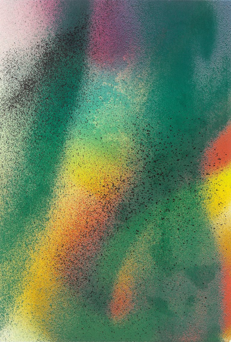 This picture shows the following artwork: Katharina Grosse. Untitled. 2007.