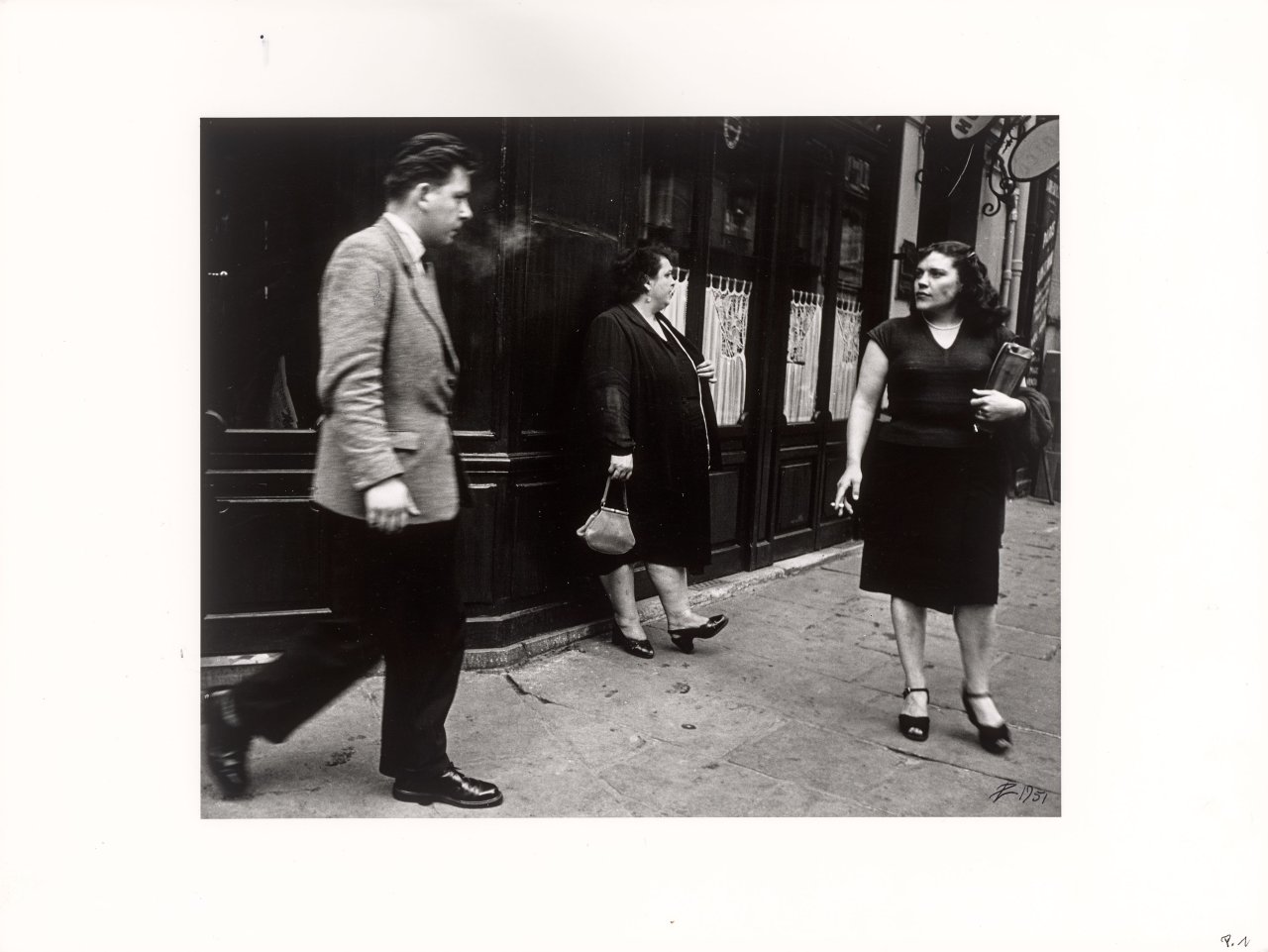 This picture shows the following artwork: Lutz Dille. ”Paris”. 1951.