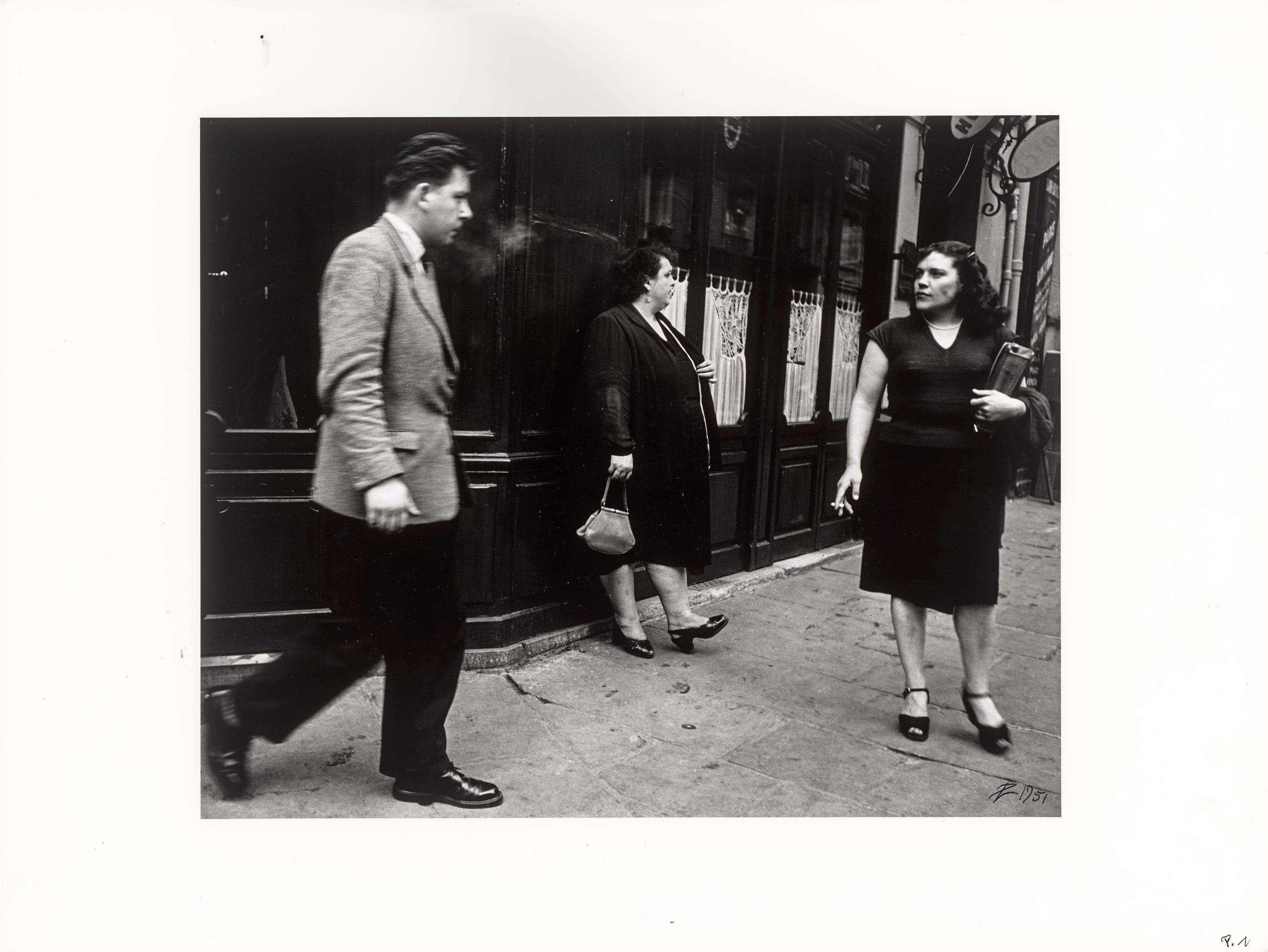This picture shows the following artwork: Lutz Dille. ”Paris”. 1951.