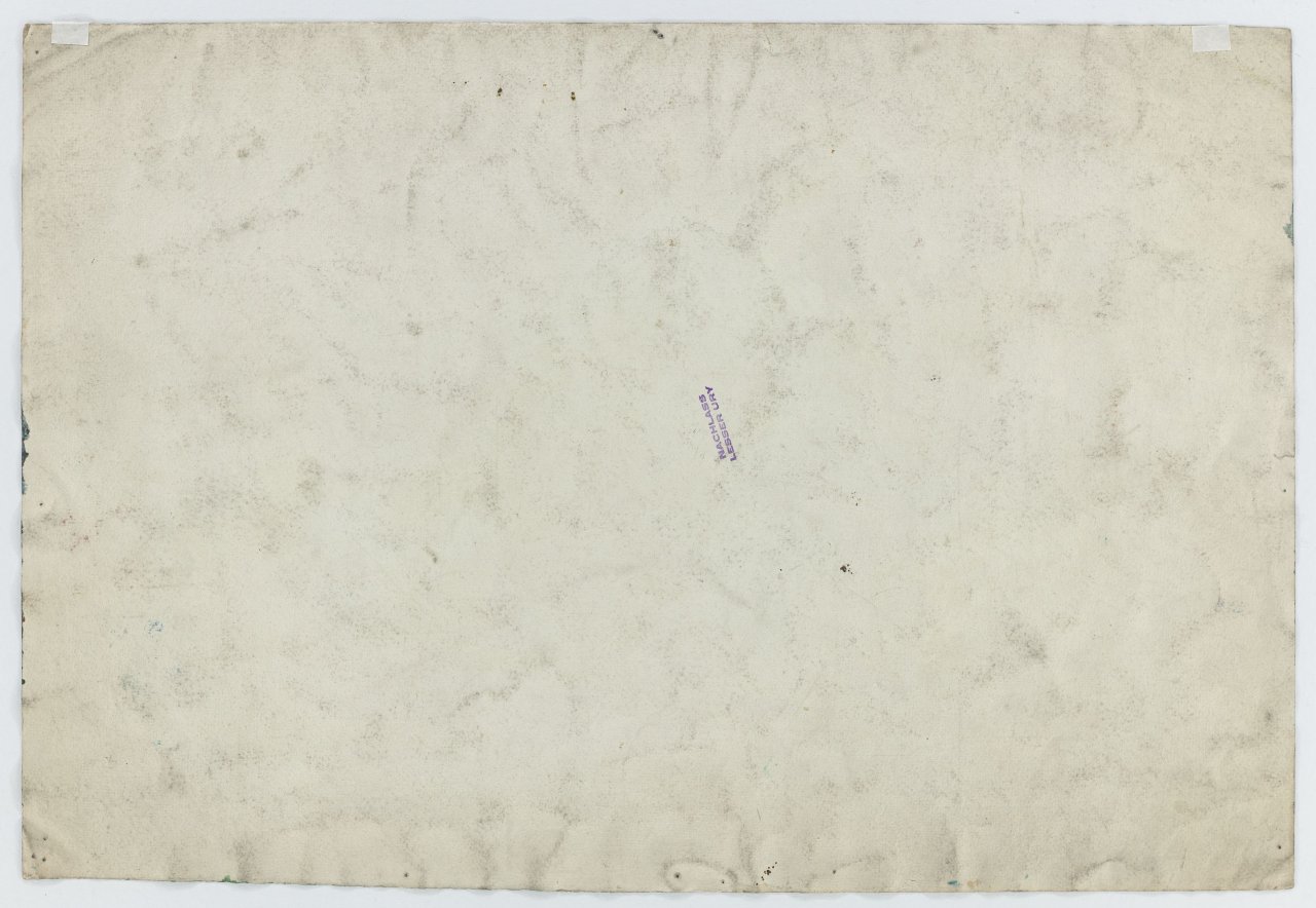 This picture shows the following artwork: Lesser Ury. ”Thüringer Landschaft bei aufgehendem Mond (Studie)”. Circa 1895/1900.