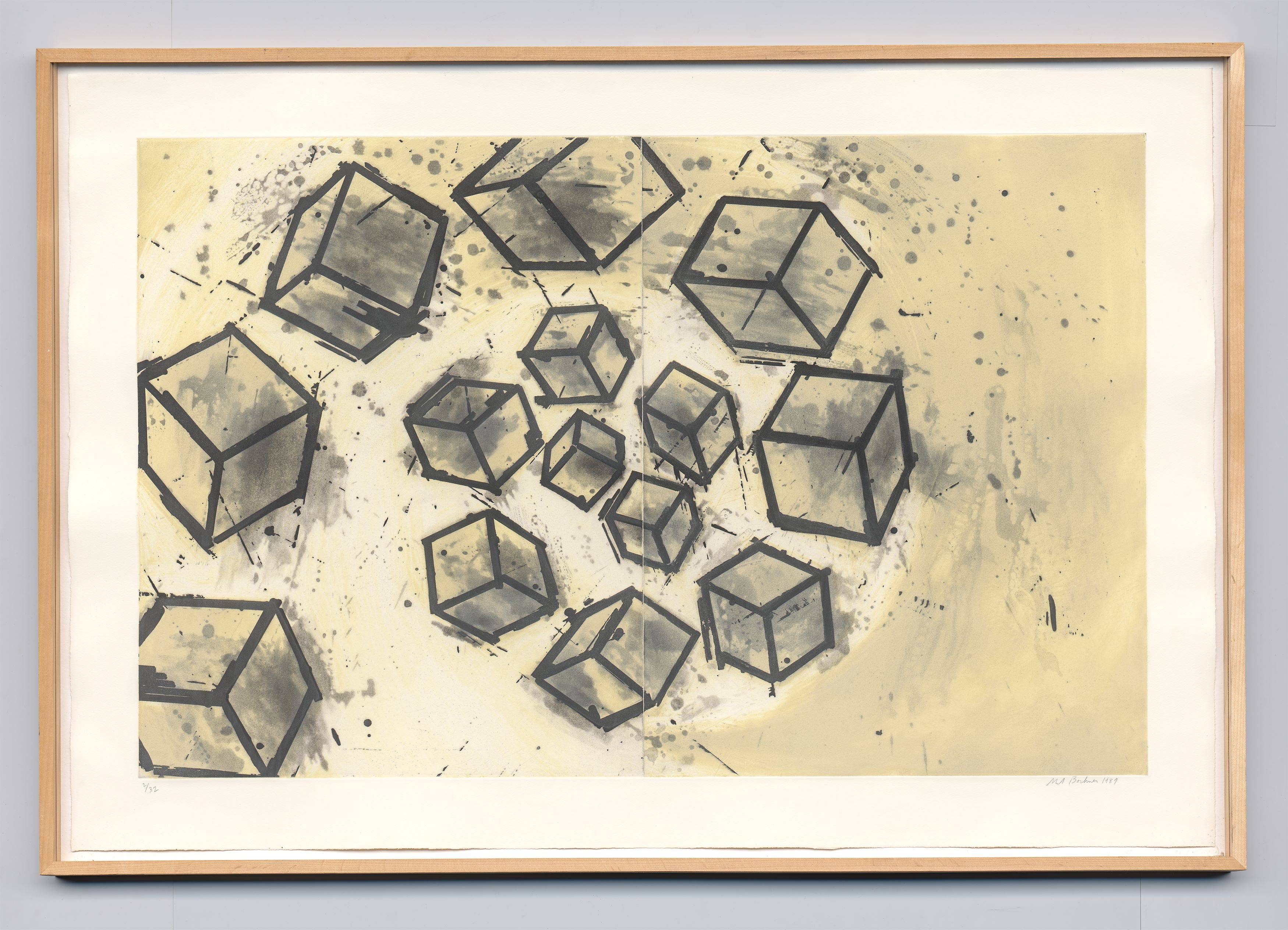 This picture shows the following artwork: Mel Bochner. ”Untitled III”. 1989.