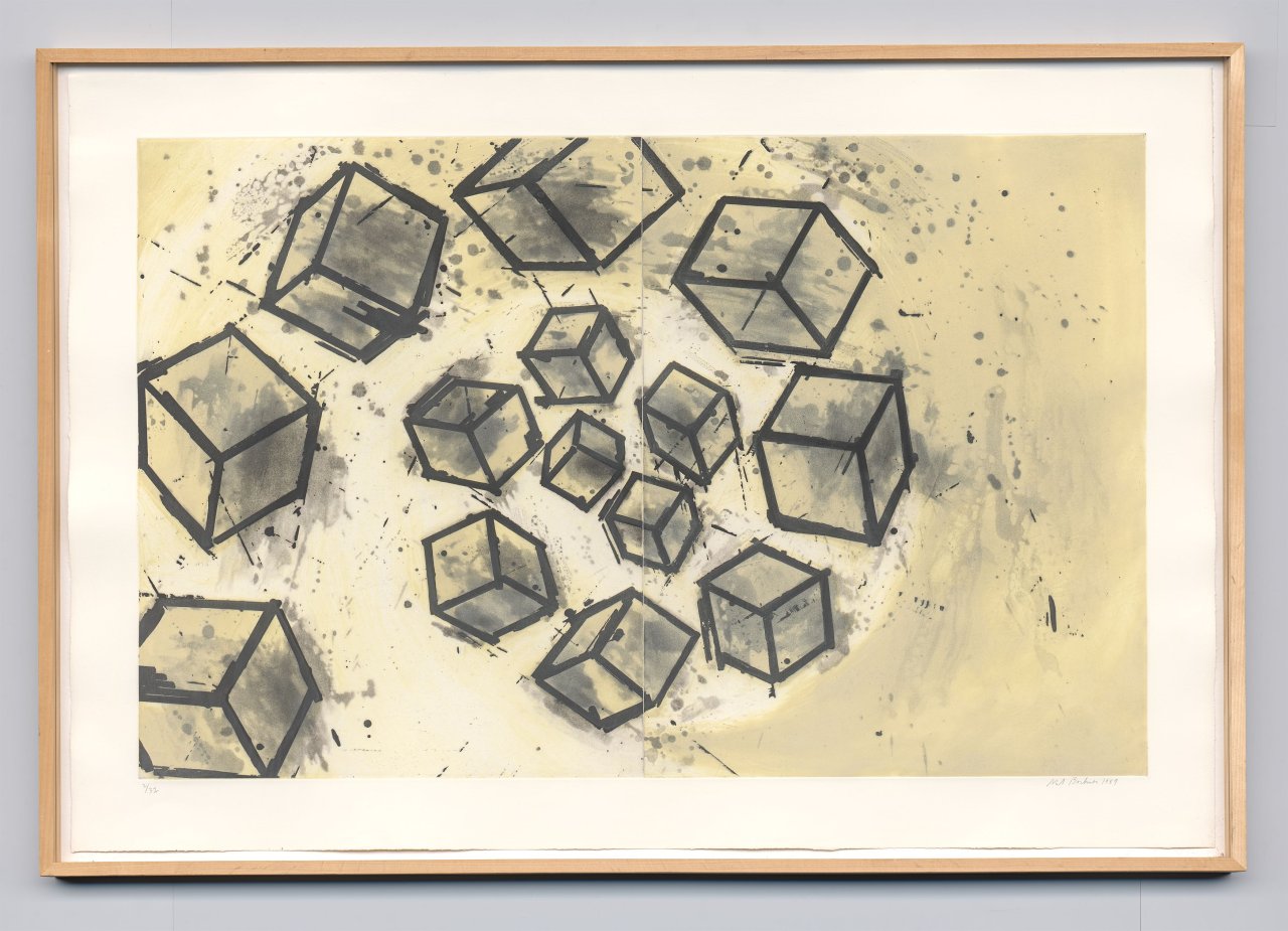 This picture shows the following artwork: Mel Bochner. ”Untitled III”. 1989.