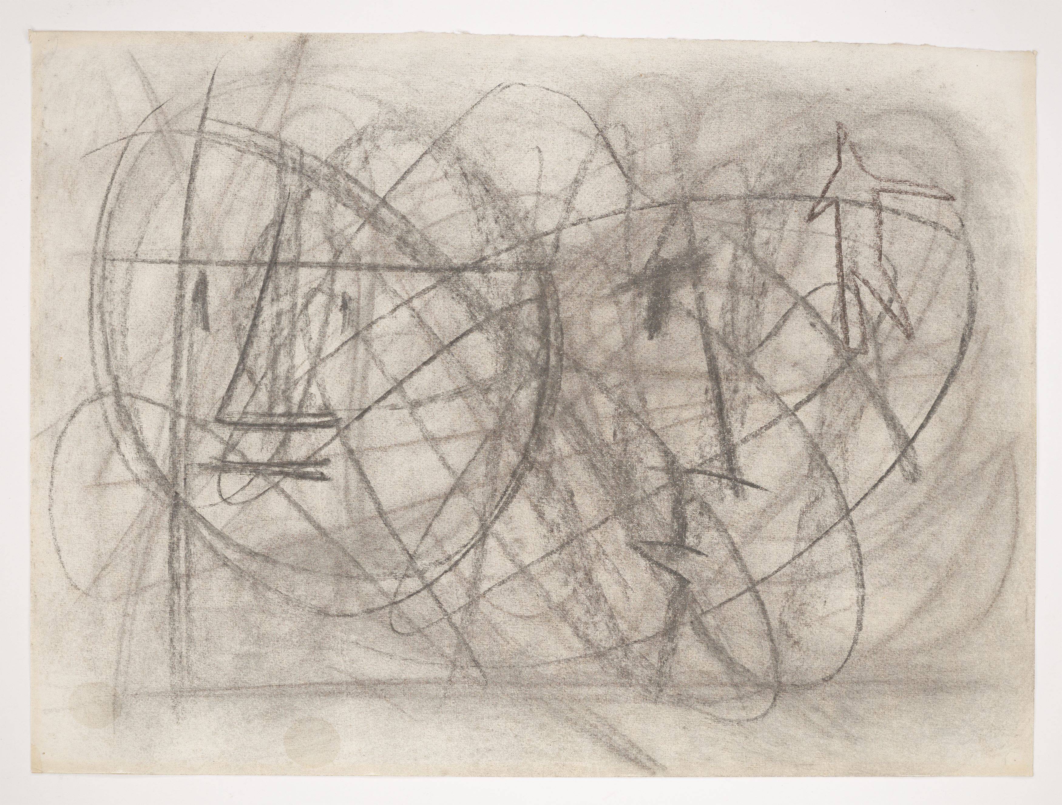 This picture shows the following artwork: Hermann Glöckner. ”Zur Familie”. 1959.