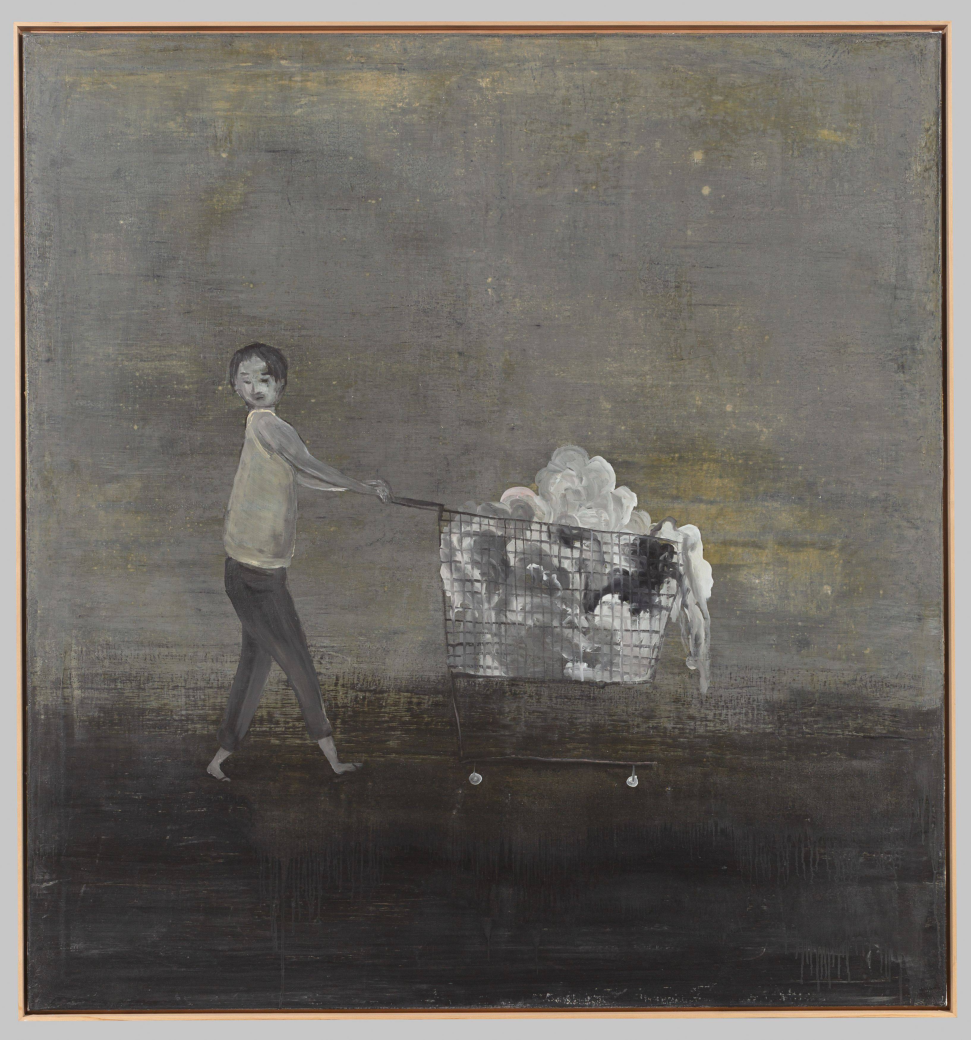 Auf diesem Bild ist das folgende Kunstwerk zu sehen: Norbert Schwontkowski. Schlafwandler. 2006.