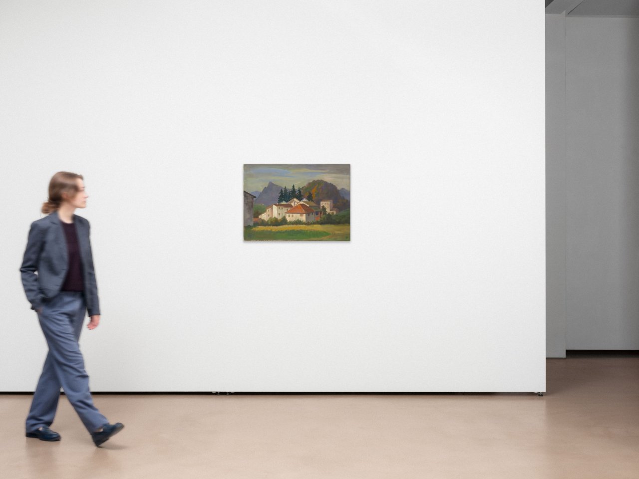 This picture shows the following artwork: Karl Hofer. ”Tessiner Landschaft bei Cortivallo”. 1937.