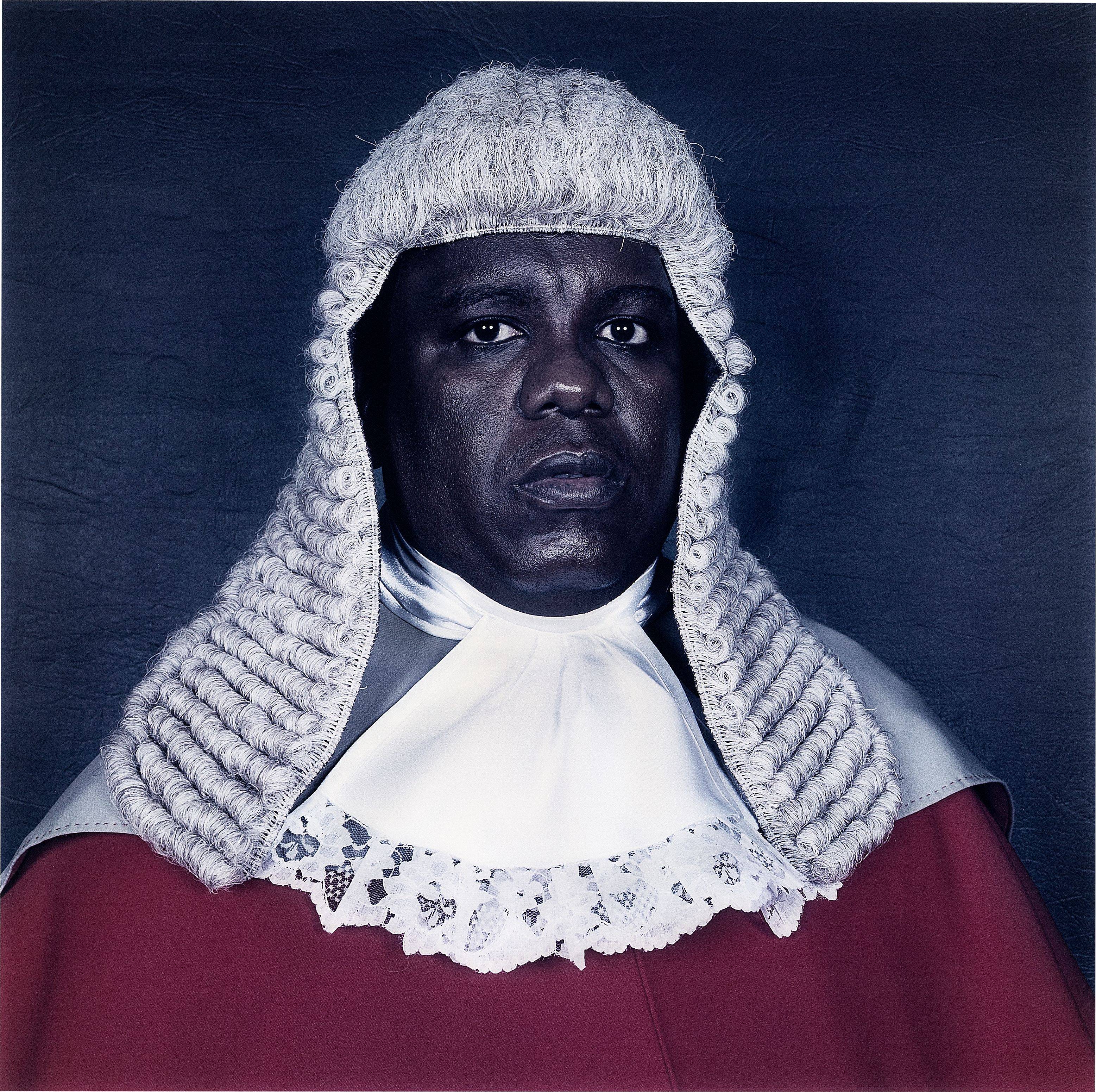 This picture shows the following artwork: Pieter Hugo. From the series ”Judges”, Botswana. 2005.