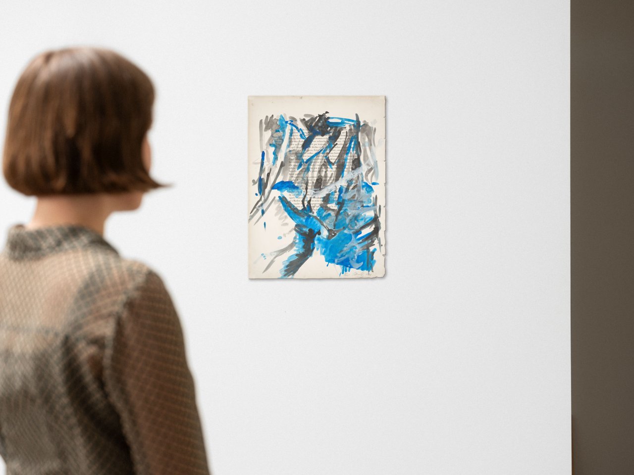 This picture shows the following artwork: Georg Baselitz. ”Möwe”. 1971.