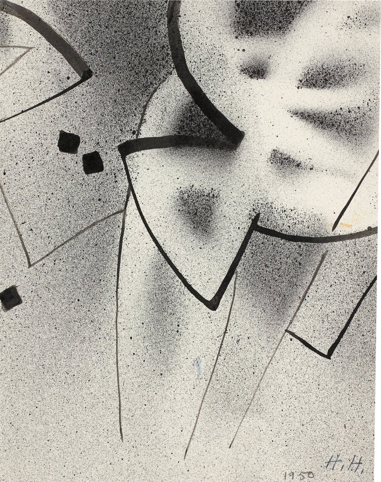 Auf diesem Bild ist das folgende Kunstwerk zu sehen: Hannah Höch. Ohne Titel. 1950.