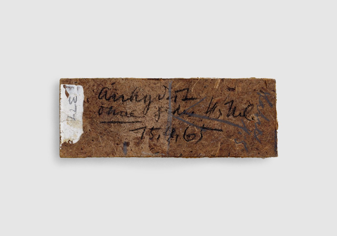 This picture shows the following artwork: Hermann Glöckner. Unregelmäßige Wellenlinie. 1965.