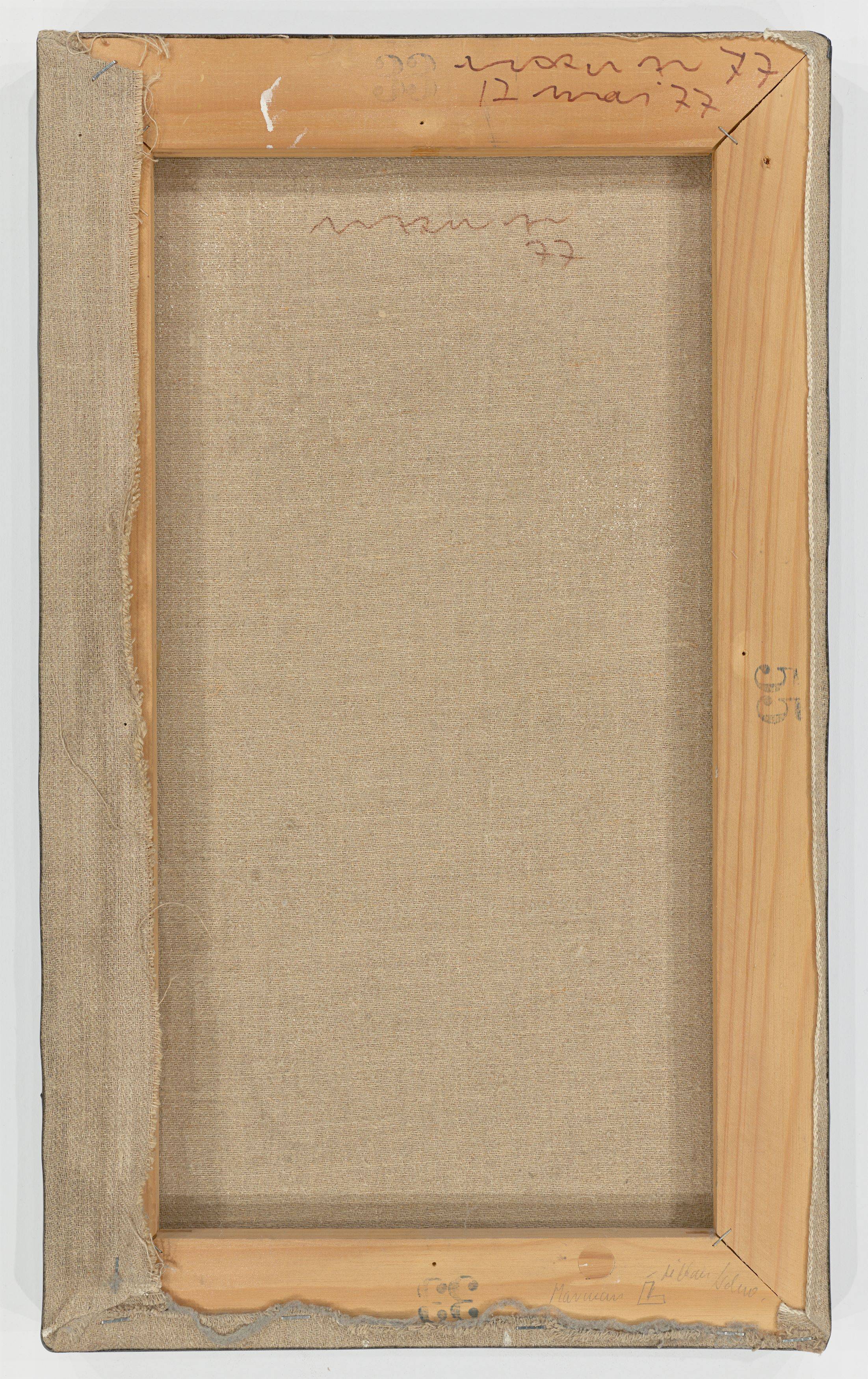 Auf diesem Bild ist das folgende Kunstwerk zu sehen:  Marwan. Ohne Titel. 1977.