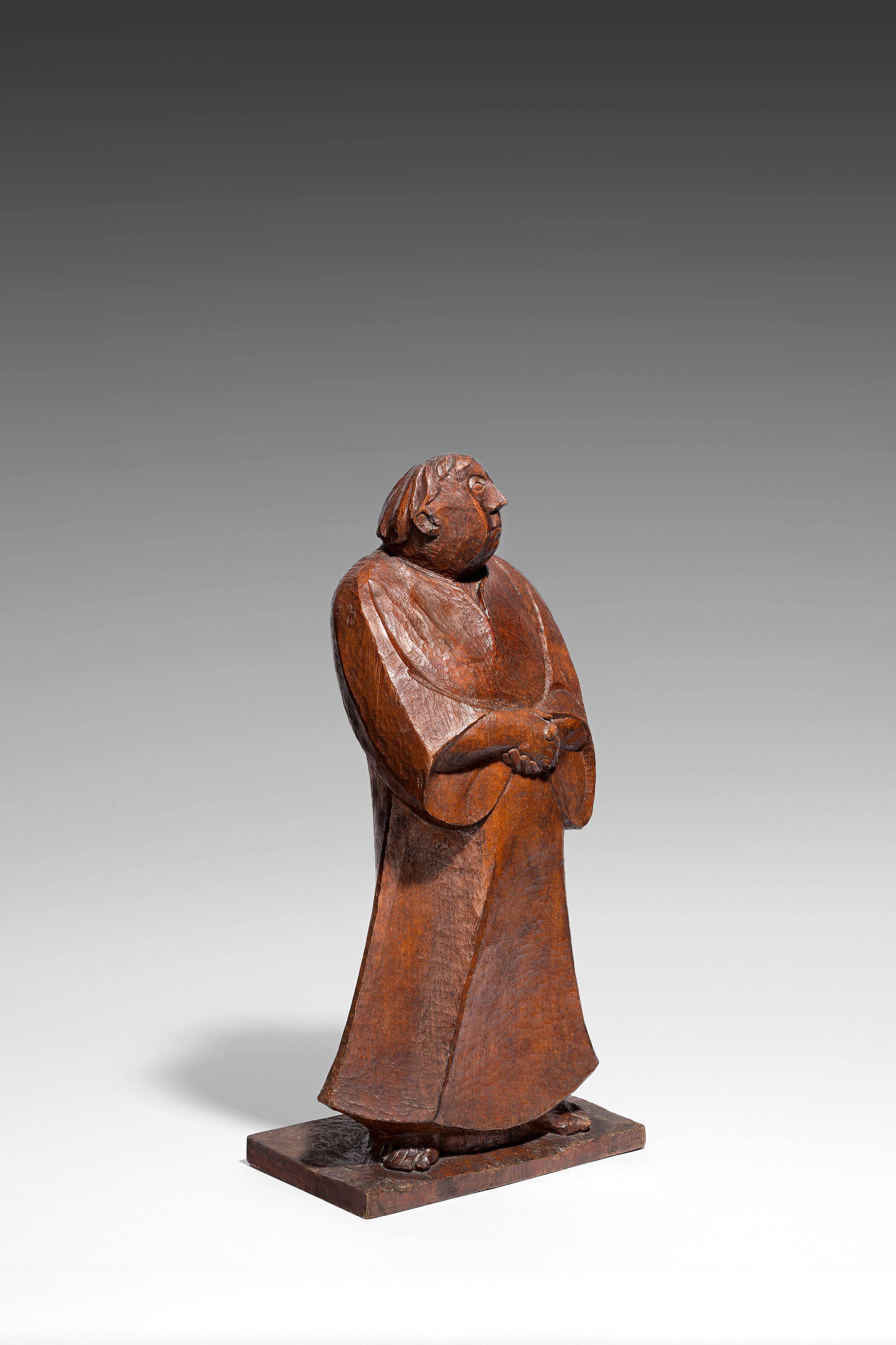 This picture shows the following artwork: Ernst Barlach. ”Der Wartende”. 1924.