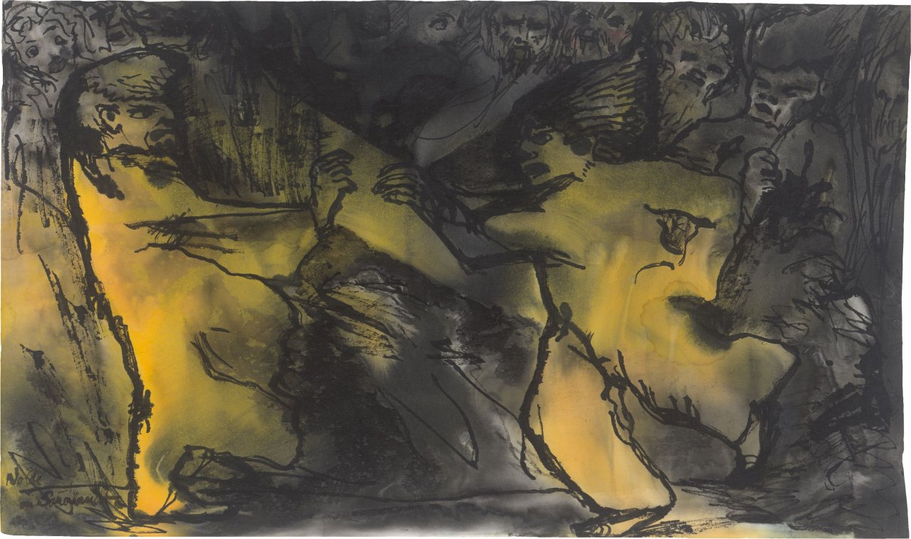 Auf diesem Bild ist das folgende Kunstwerk zu sehen: Emil Nolde. „Gnome“.