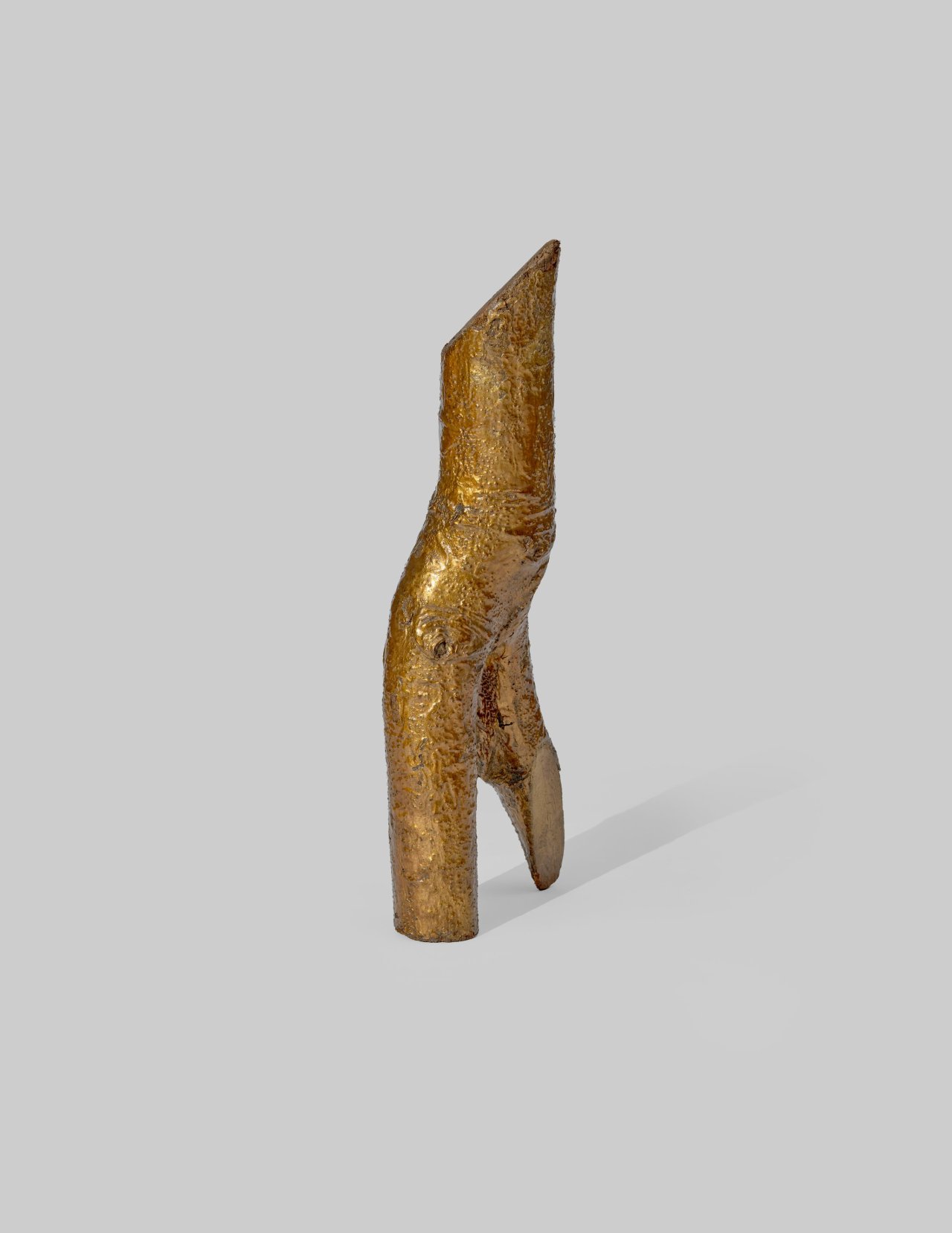 This picture shows the following artwork: Hermann Glöckner. Astgabel, bronciert. 1958.