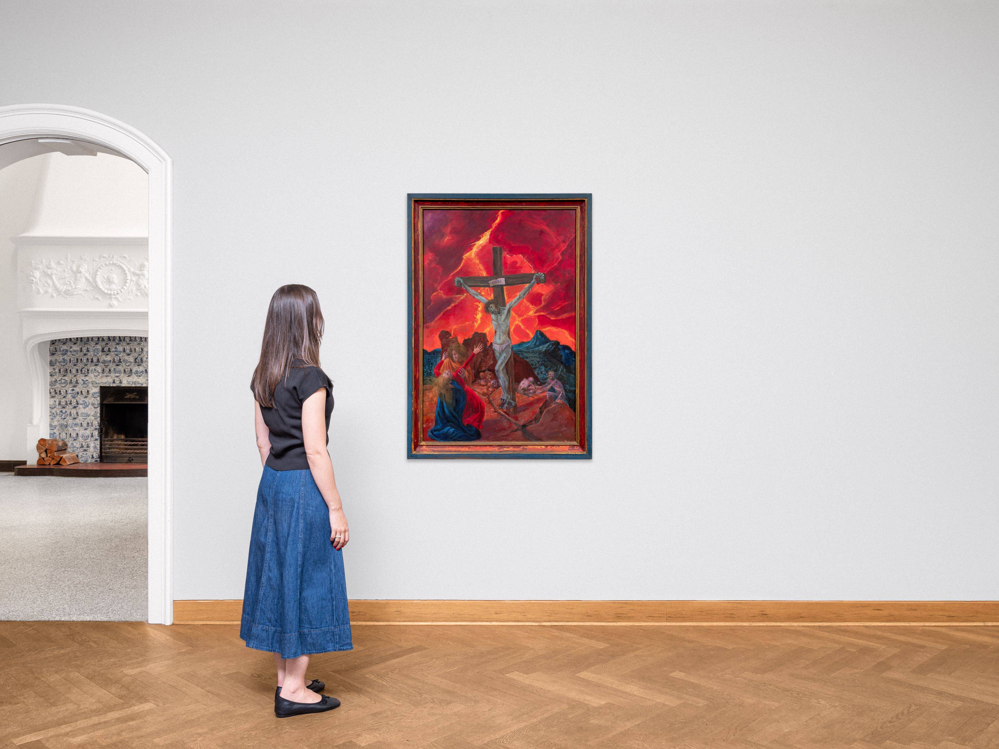 This picture shows the following artwork: Otto Dix. ”Kreuzigung”. 1943.