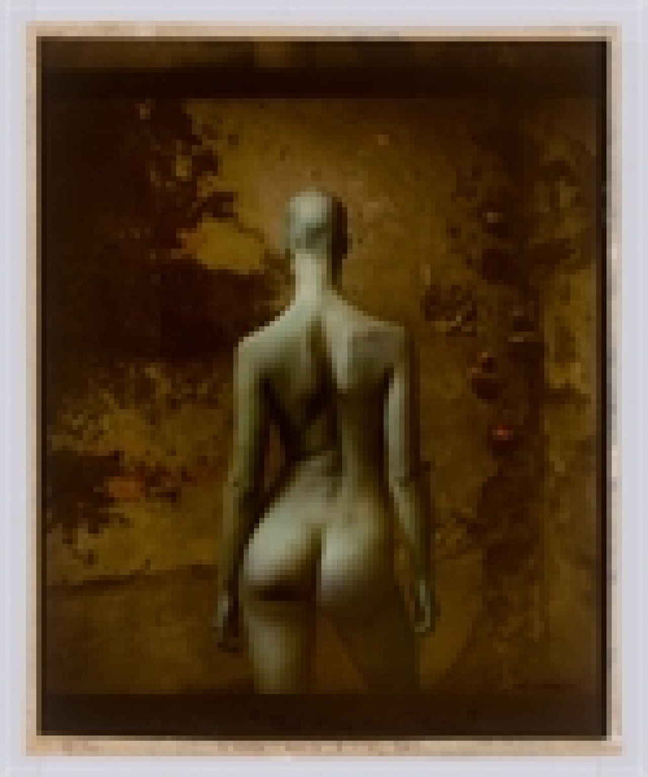 Auf diesem Bild ist das folgende Kunstwerk zu sehen: Jan Saudek. „That Heavy Metal Women