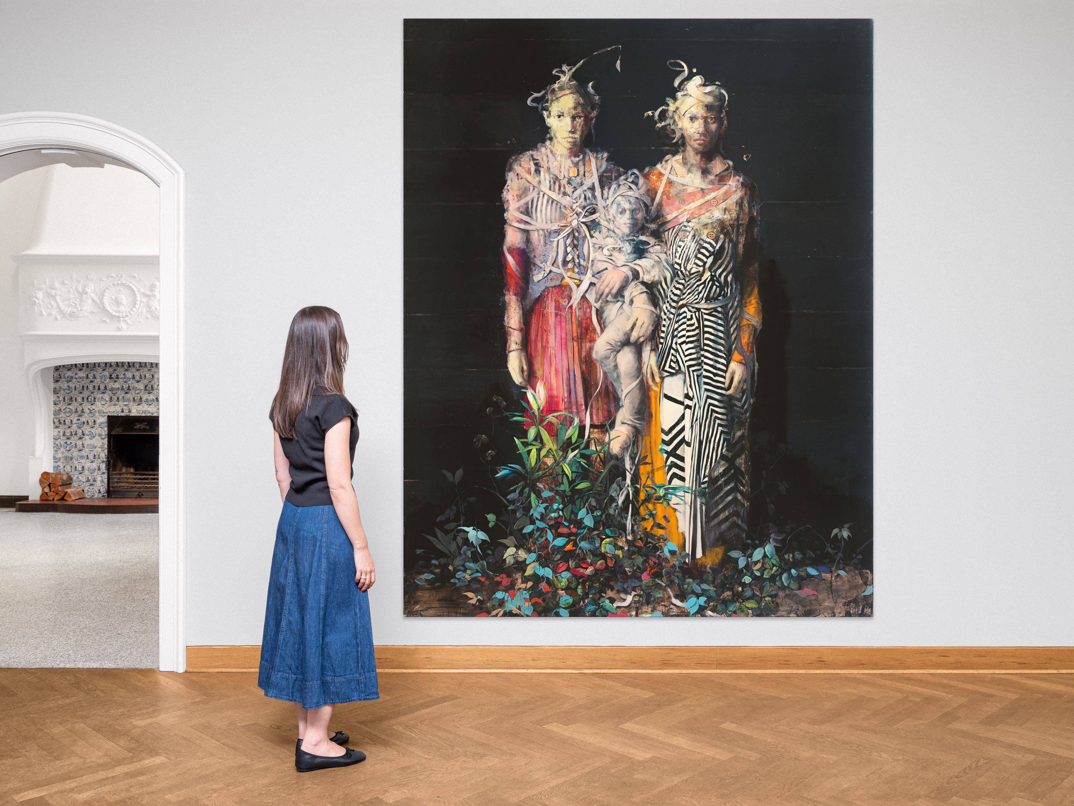 This picture shows the following artwork: Jonas Burgert. ”Leis”. 2016.