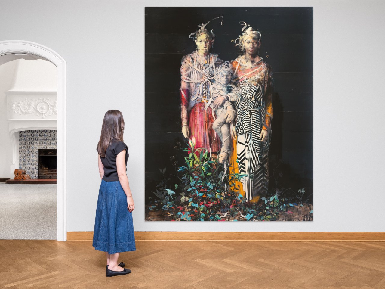 This picture shows the following artwork: Jonas Burgert. ”Leis”. 2016.