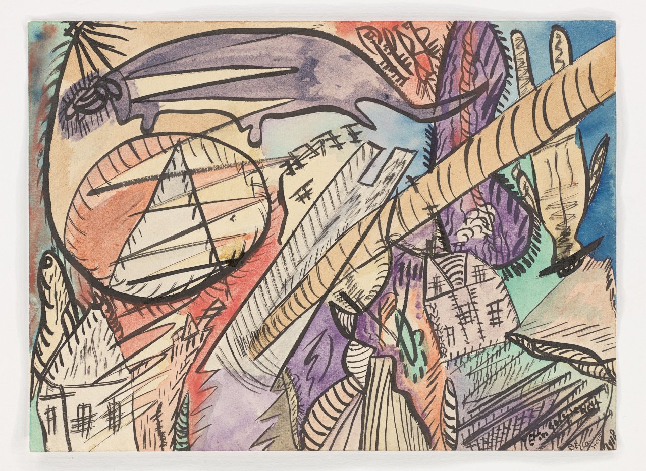 This picture shows the following artwork: Jefim Golyscheff. ”Berlin Steglitz”. 1918.