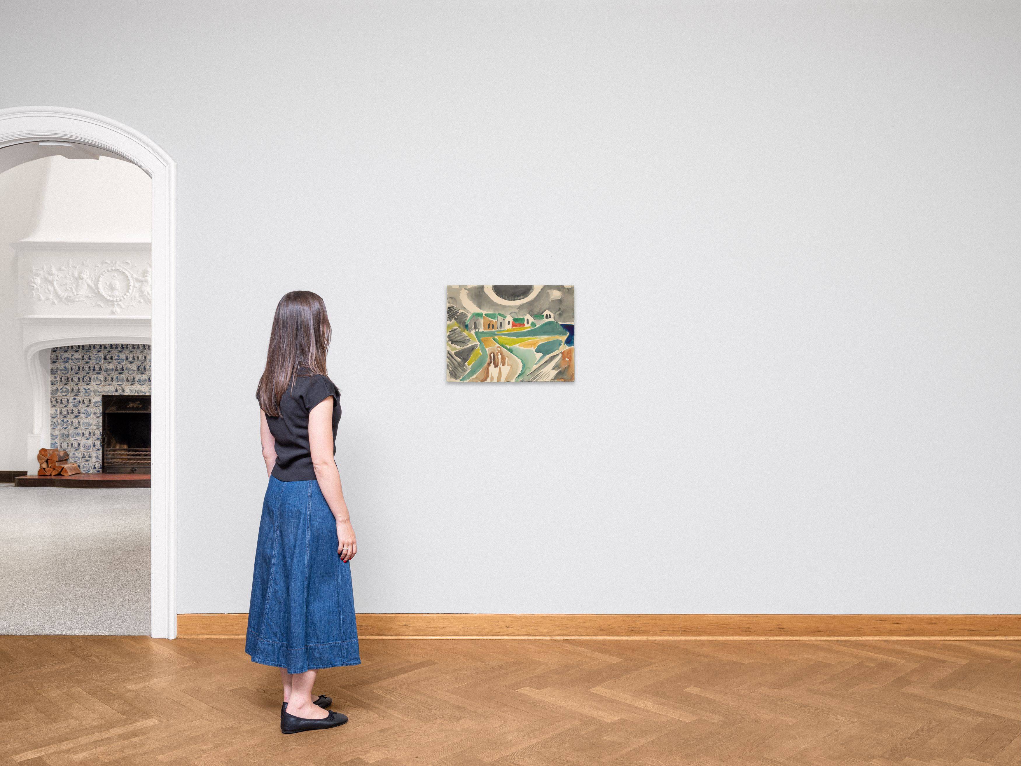 This picture shows the following artwork: Ernst Wilhelm Nay. ”Lofoten”. 1938.