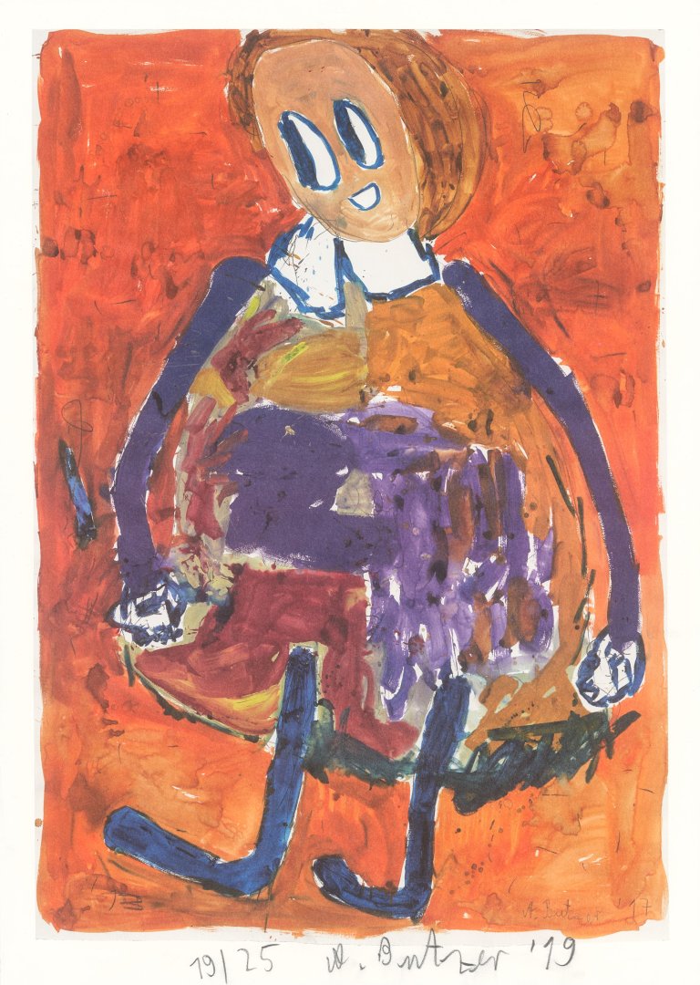 This picture shows the following artwork: André Butzer. ”Untitled #1”. 2019.