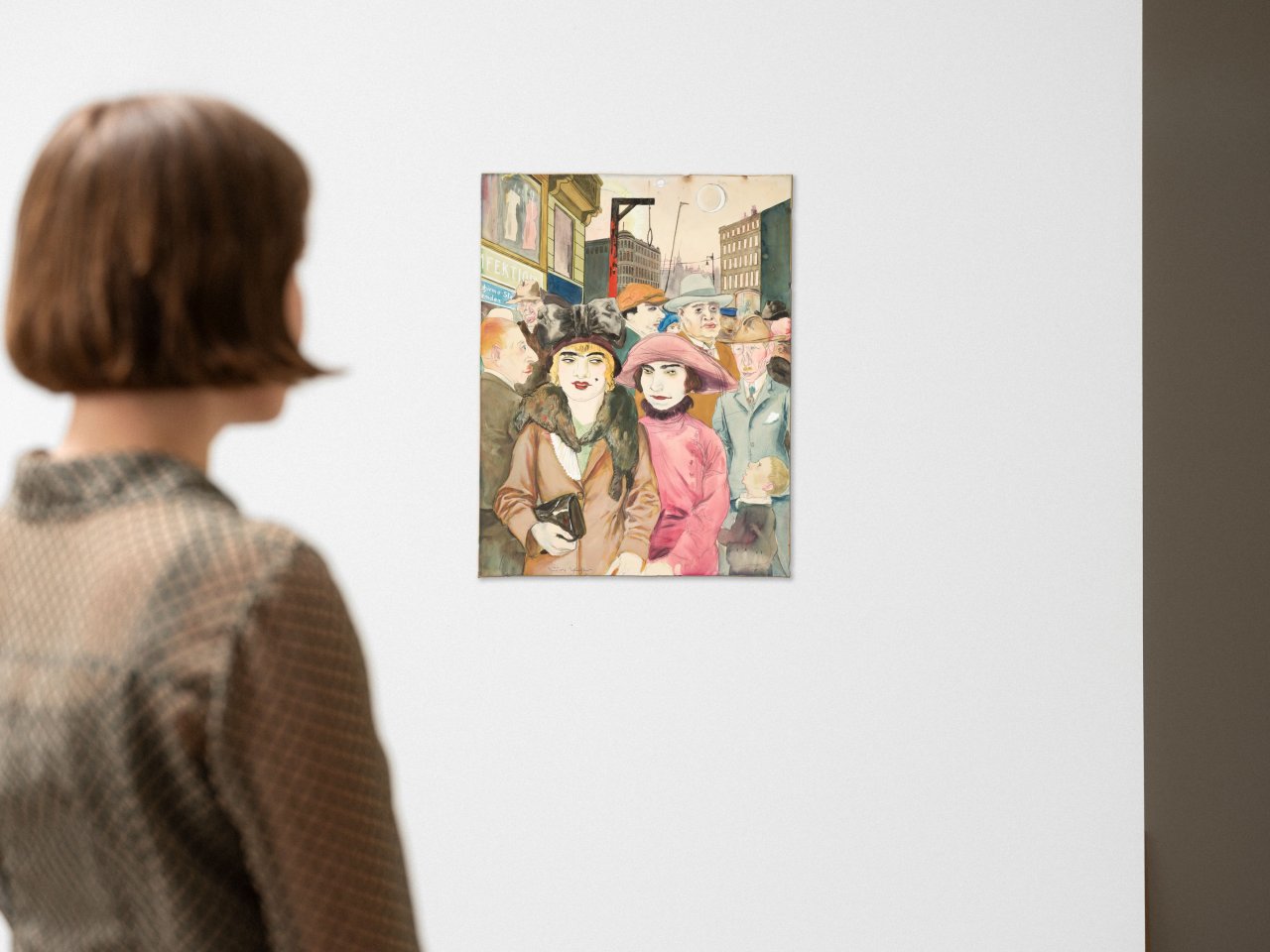 This picture shows the following artwork: Rudolf Schlichter. Hausvogteiplatz. 1926.