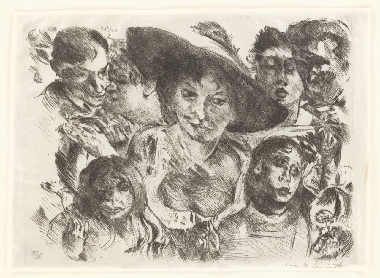 Auf diesem Bild ist das folgende Kunstwerk zu sehen: Lovis Corinth. „Freude am Leben“. 1920.