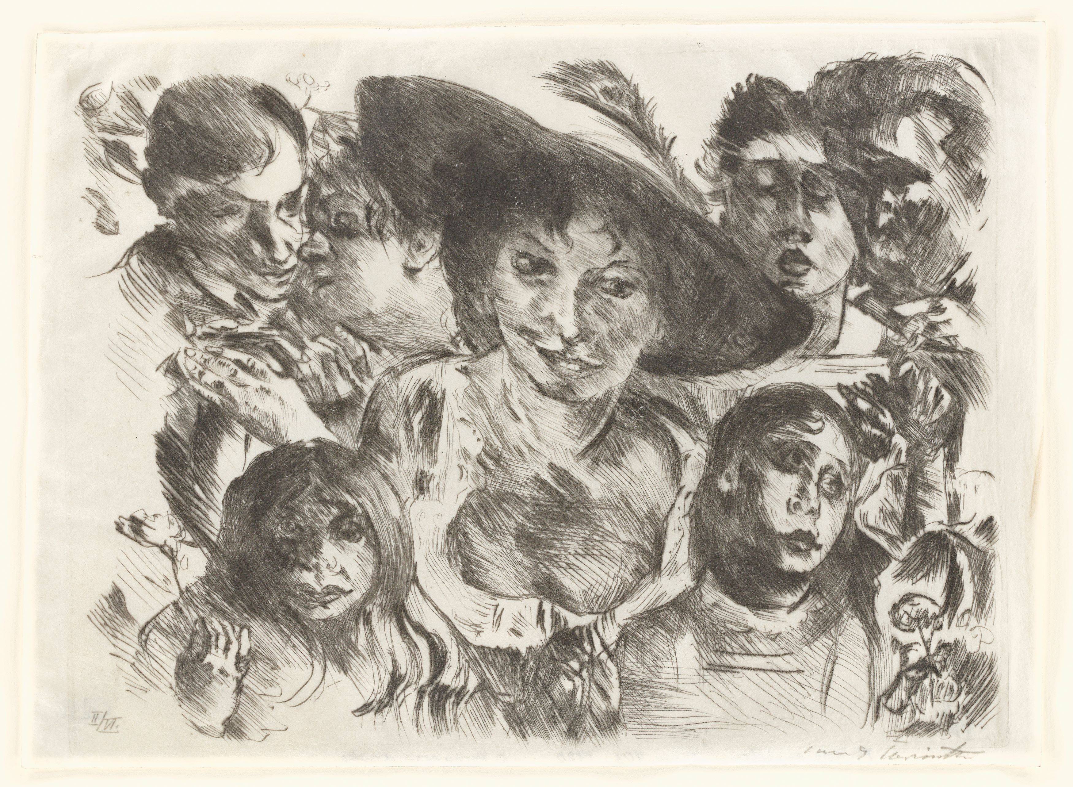 Auf diesem Bild ist das folgende Kunstwerk zu sehen: Lovis Corinth. „Freude am Leben“. 1920.