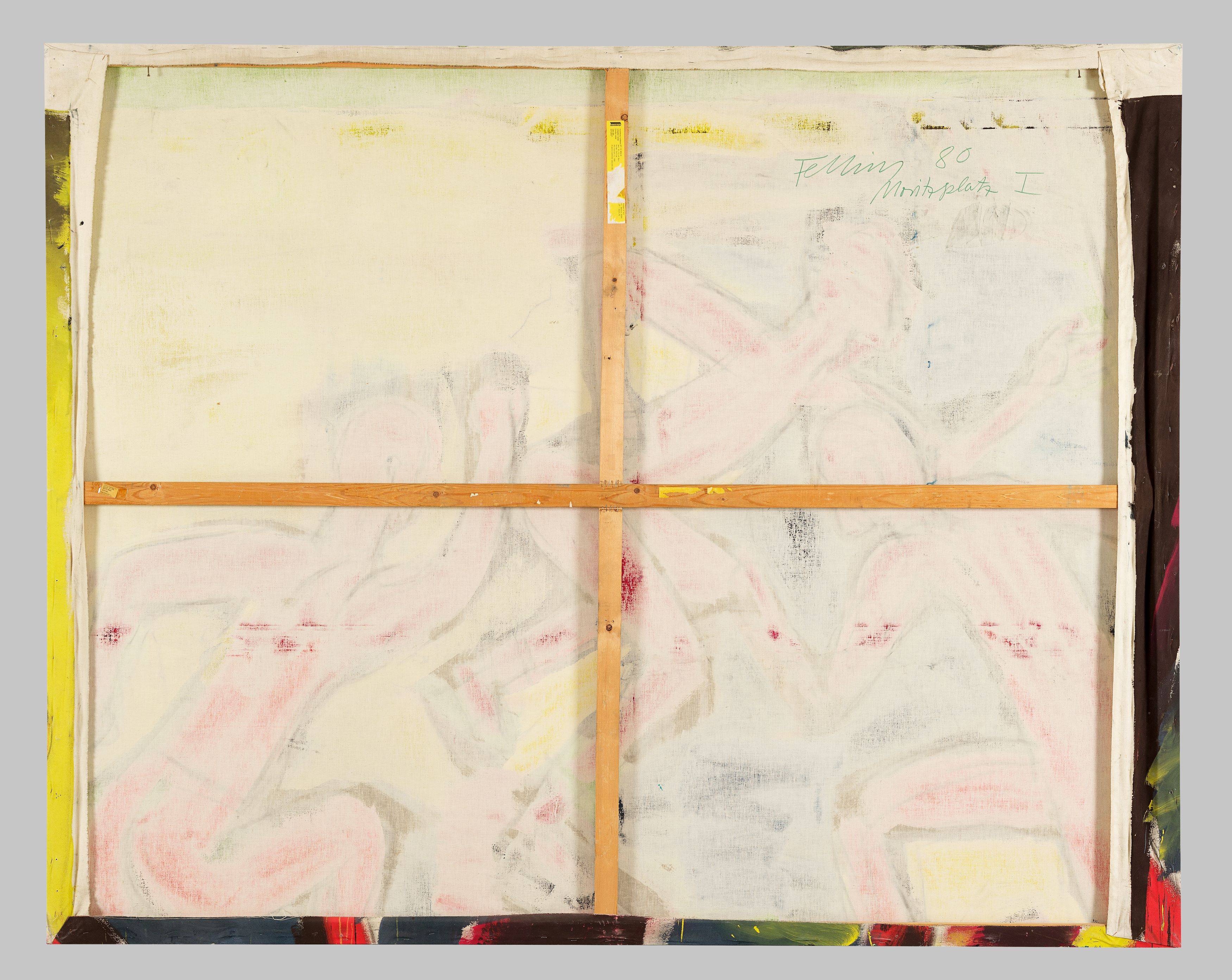 Auf diesem Bild ist das folgende Kunstwerk zu sehen: Rainer Fetting. „Moritzplatz I“. 1980.