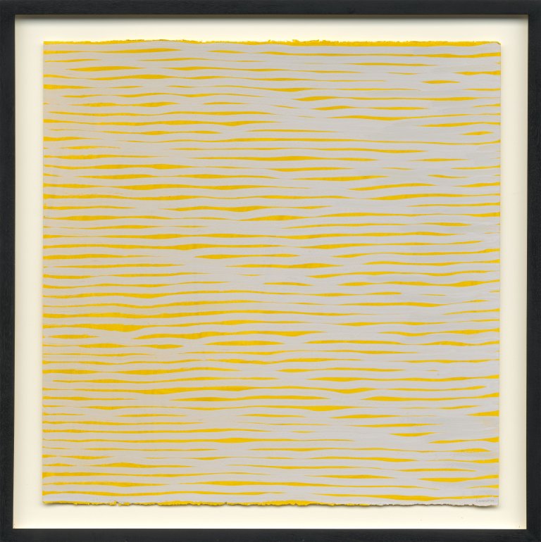 Auf diesem Bild ist das folgende Kunstwerk zu sehen: Sol LeWitt. Horizontal Brushstrokes. 2003.