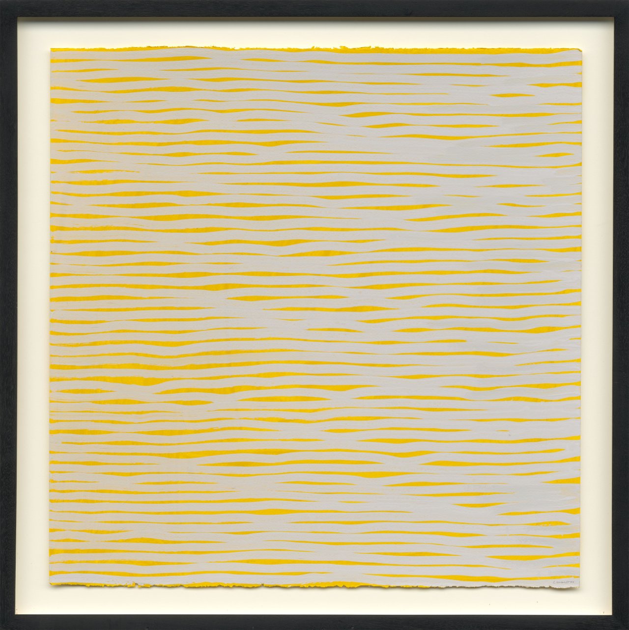Auf diesem Bild ist das folgende Kunstwerk zu sehen: Sol LeWitt. Horizontal Brushstrokes. 2003.