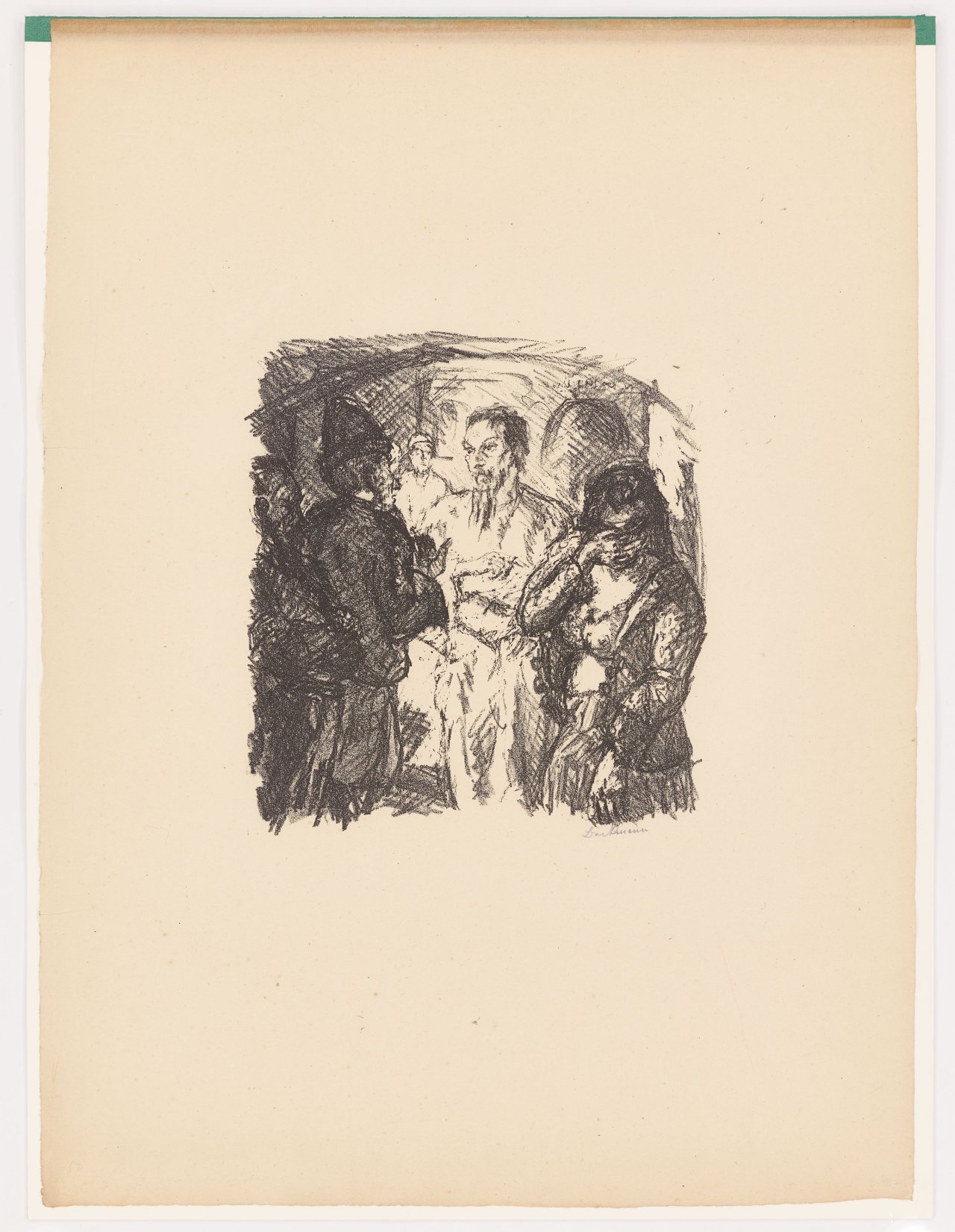 Auf diesem Bild ist das folgende Kunstwerk zu sehen: Max Beckmann. „Sechs Lithographien zum Neuen Testament“. 1911/17.