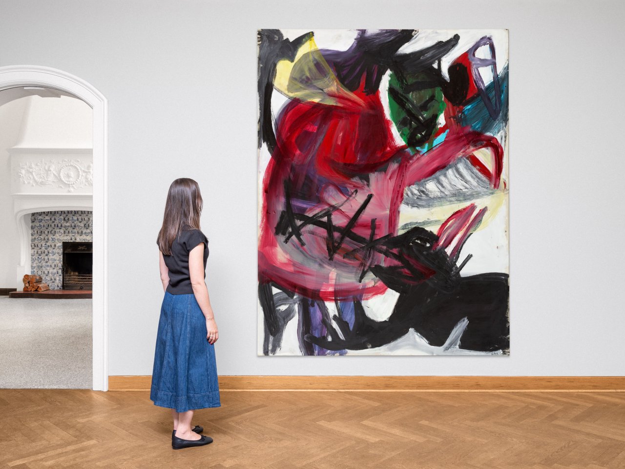 This picture shows the following artwork: Martin Disler. Untitled. 1982.