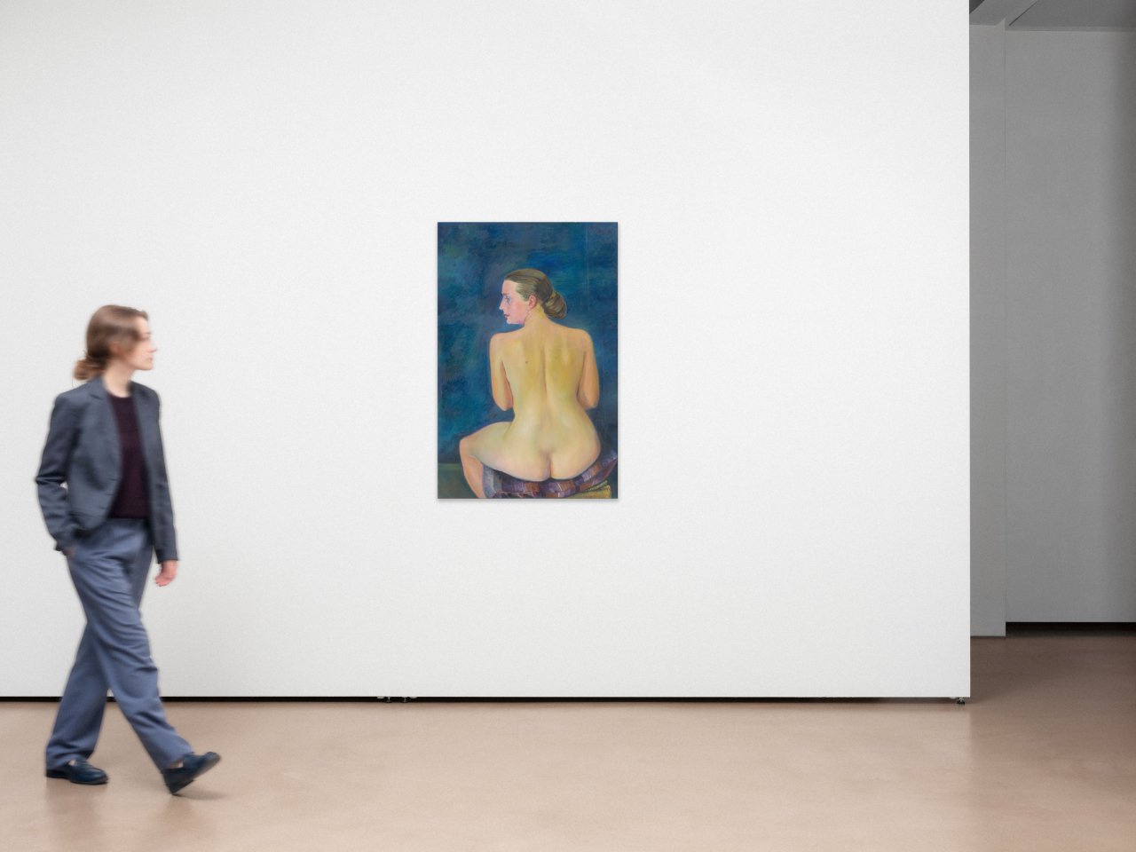 This picture shows the following artwork: Conrad Felixmüller. ”Nackter Rücken”. 1927.