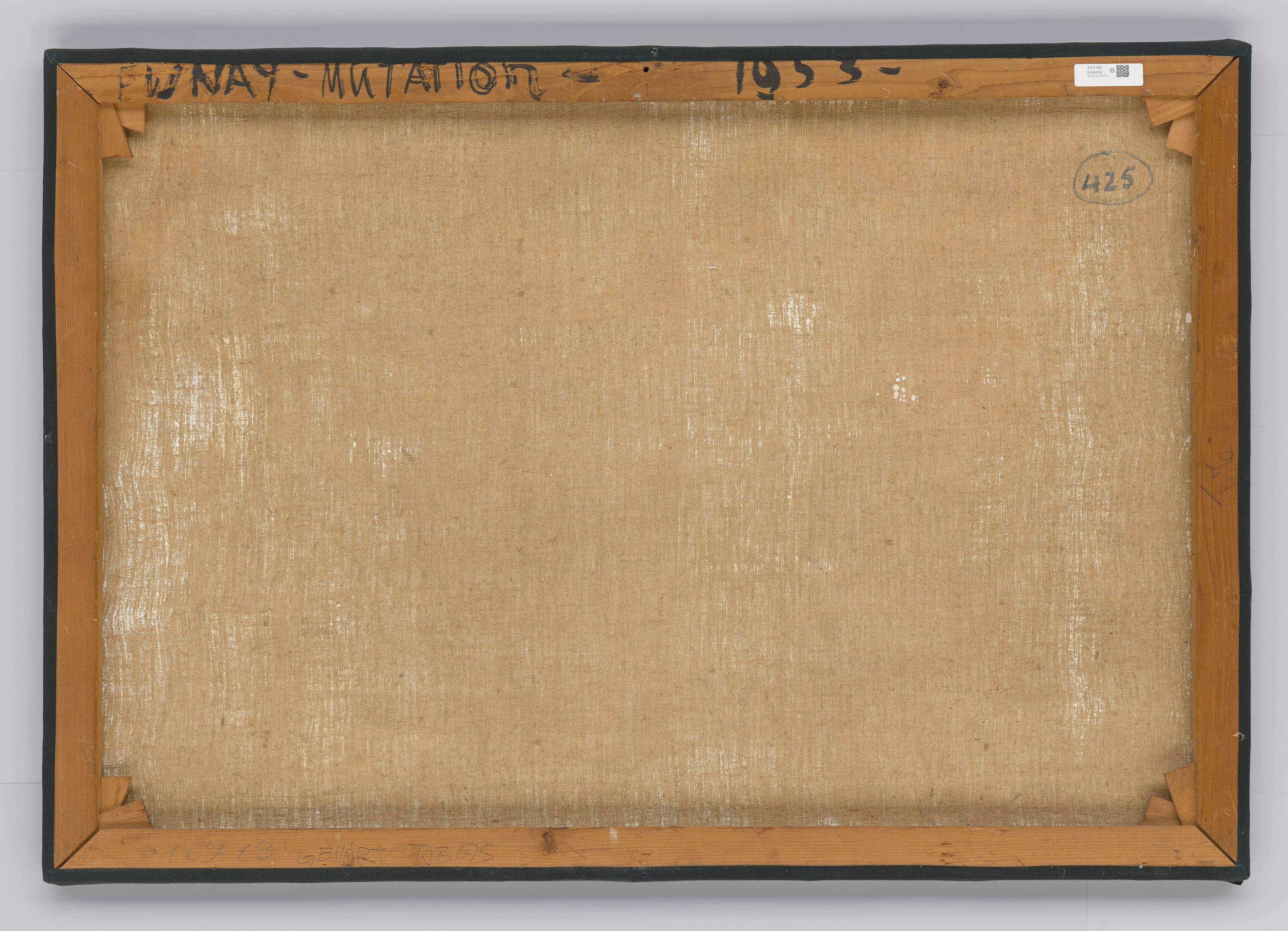 Auf diesem Bild ist das folgende Kunstwerk zu sehen: Ernst Wilhelm Nay. „Mutation“. 1953.