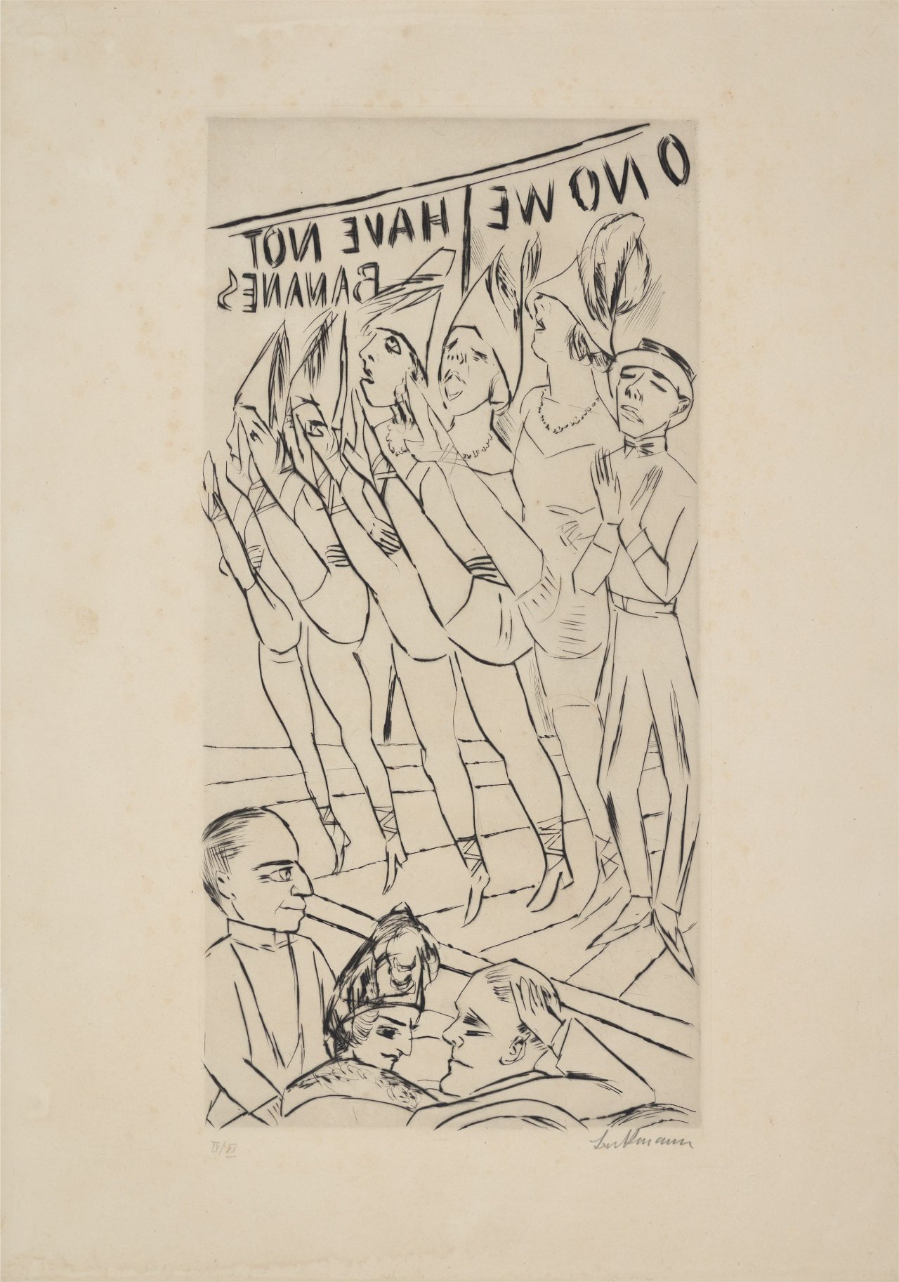 This picture shows the following artwork: Max Beckmann. ”Varieté”. 1924.
