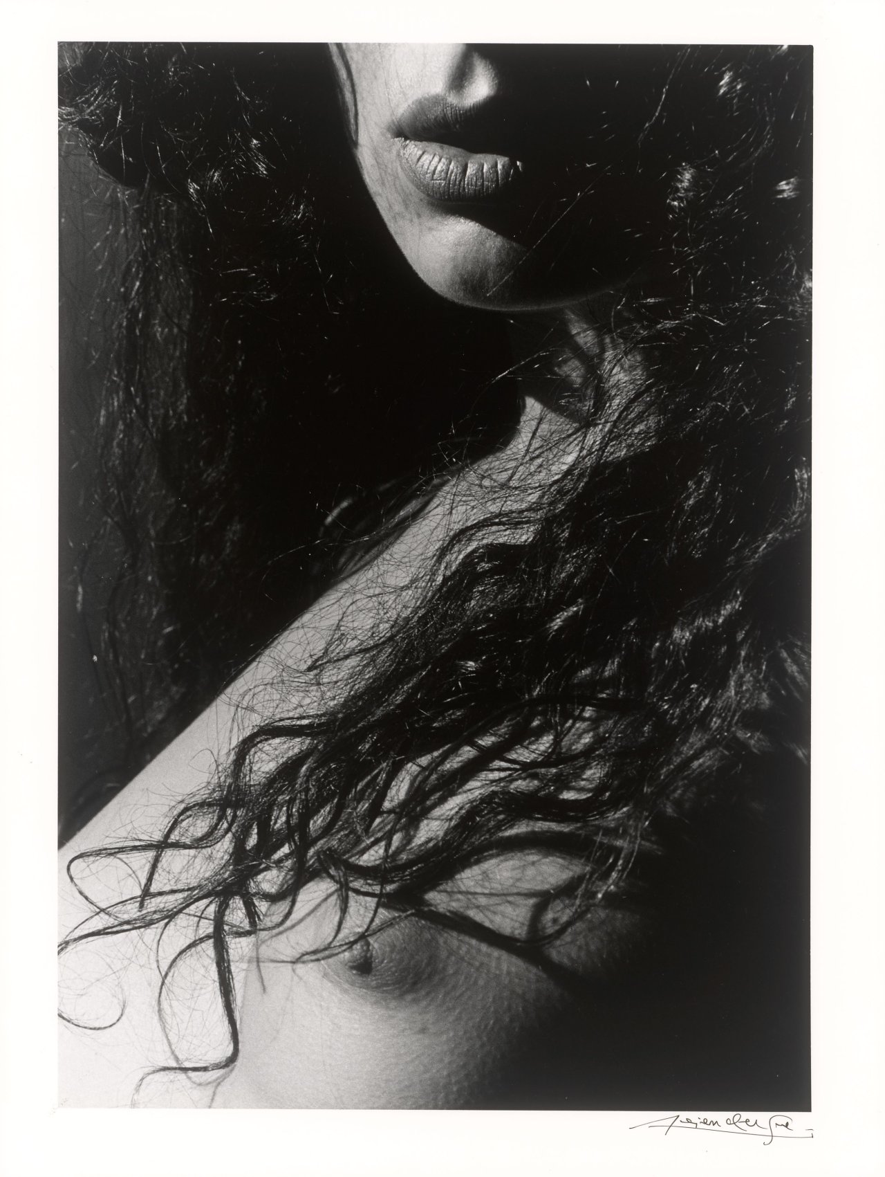 This picture shows the following artwork: Lucien Clergue. ”Hommage à Diana, M. Maritima”. 1993.