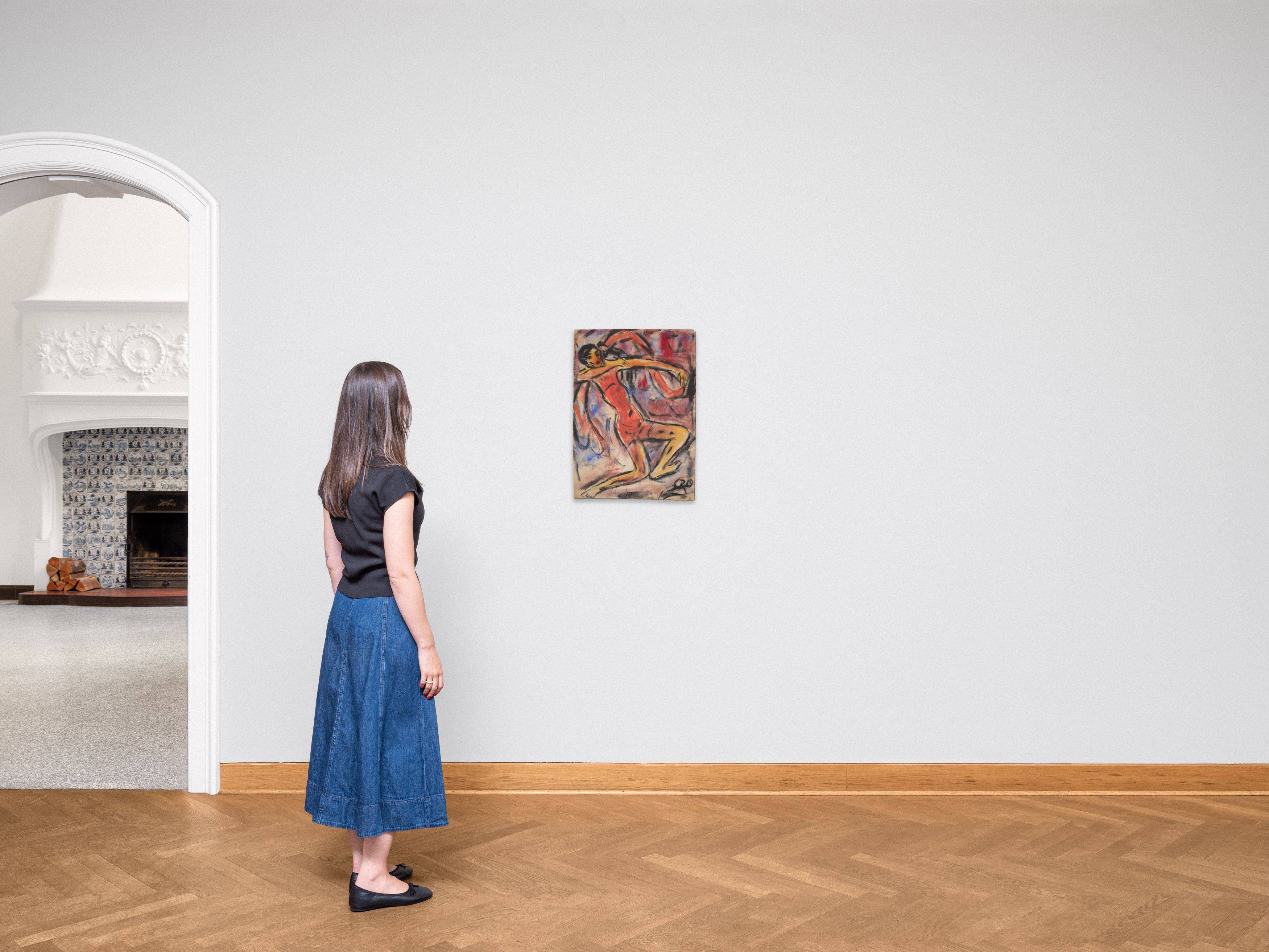 Auf diesem Bild ist das folgende Kunstwerk zu sehen: Christian Rohlfs. „Tänzerin“. 1919.