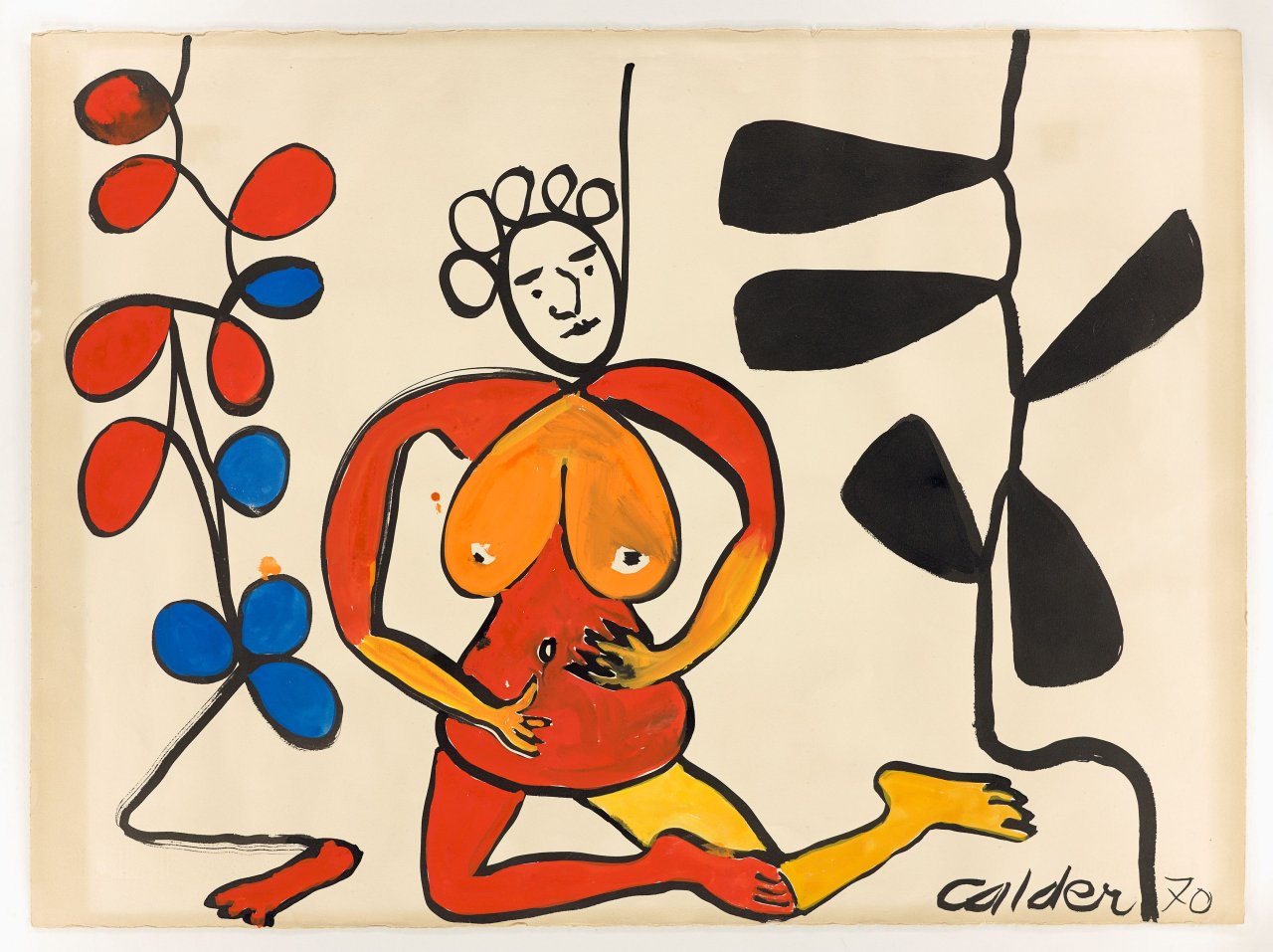 This picture shows the following artwork: Alexander Calder. ”Le Grand Tremblement”. 1970.