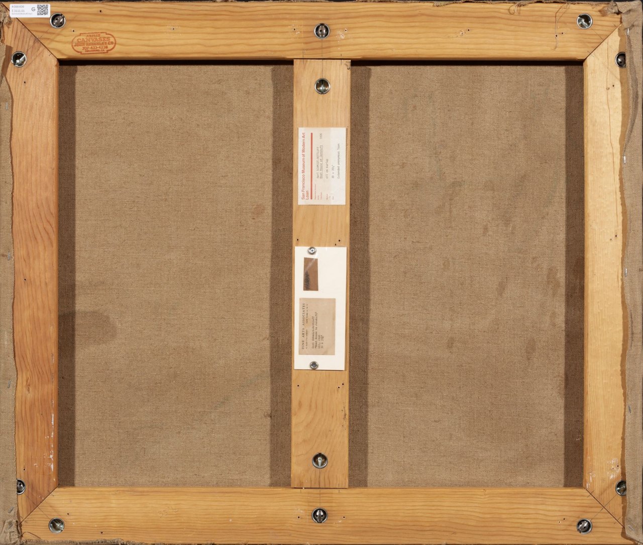 This picture shows the following artwork: Karl Schmidt-Rottluff. ”Bootshaus in Jershöft (Rettungshaus am Strand)”. 1920.