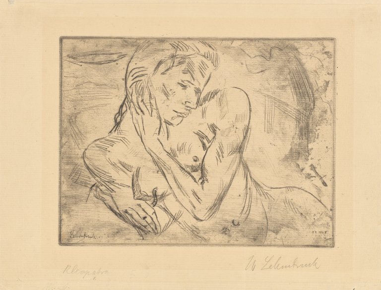 Auf diesem Bild ist das folgende Kunstwerk zu sehen: Wilhelm Lehmbruck. „Kleopatra I“. 1911.