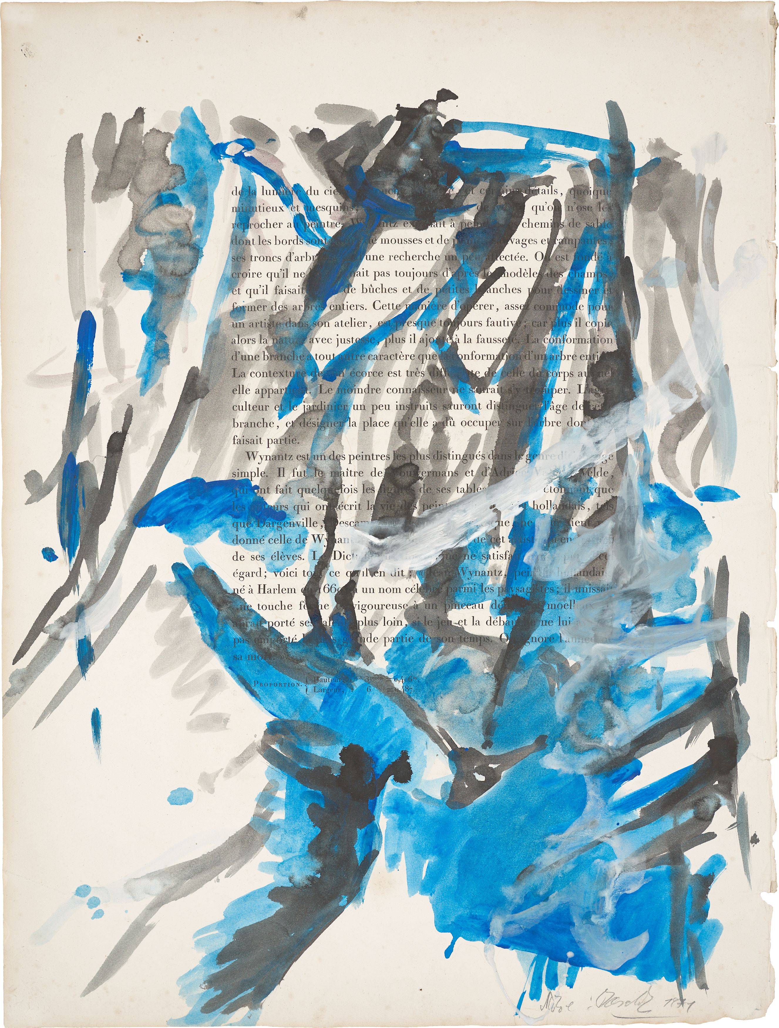 This picture shows the following artwork: Georg Baselitz. ”Möwe”. 1971.